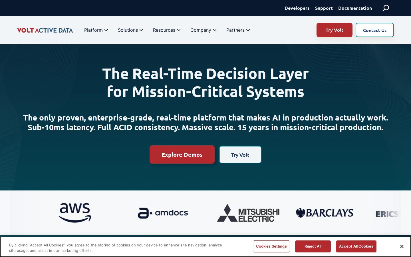 Volt Active Data, Inc. Homepage