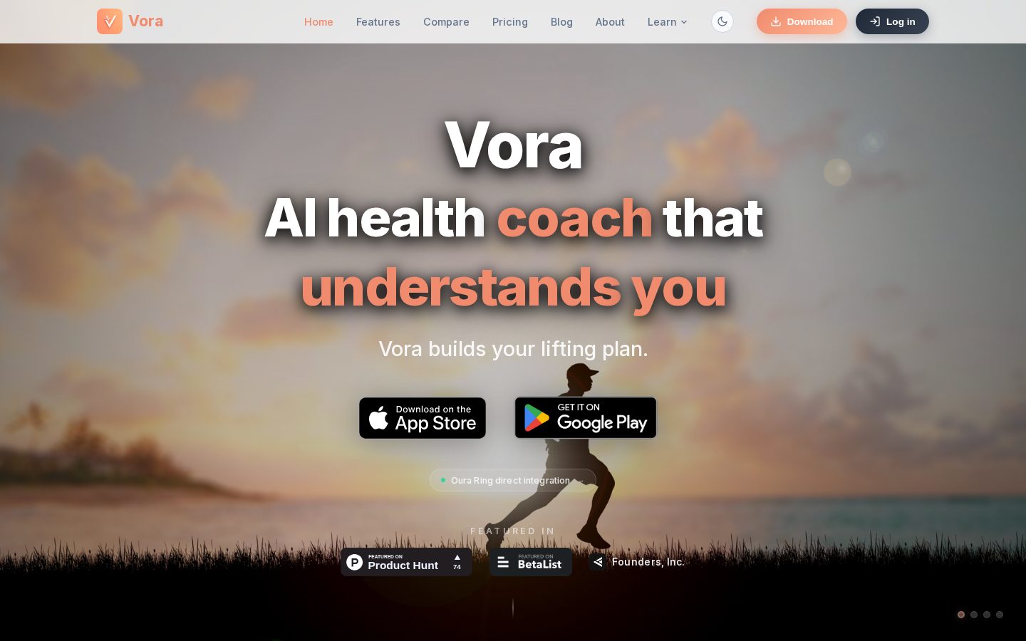Vora Health Homepage