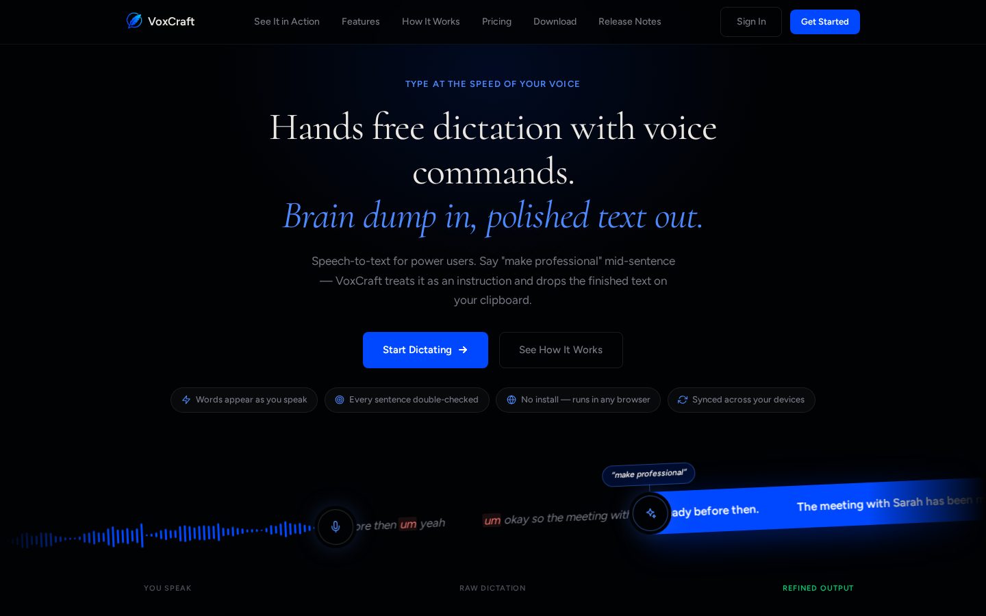 VoxCraft Homepage