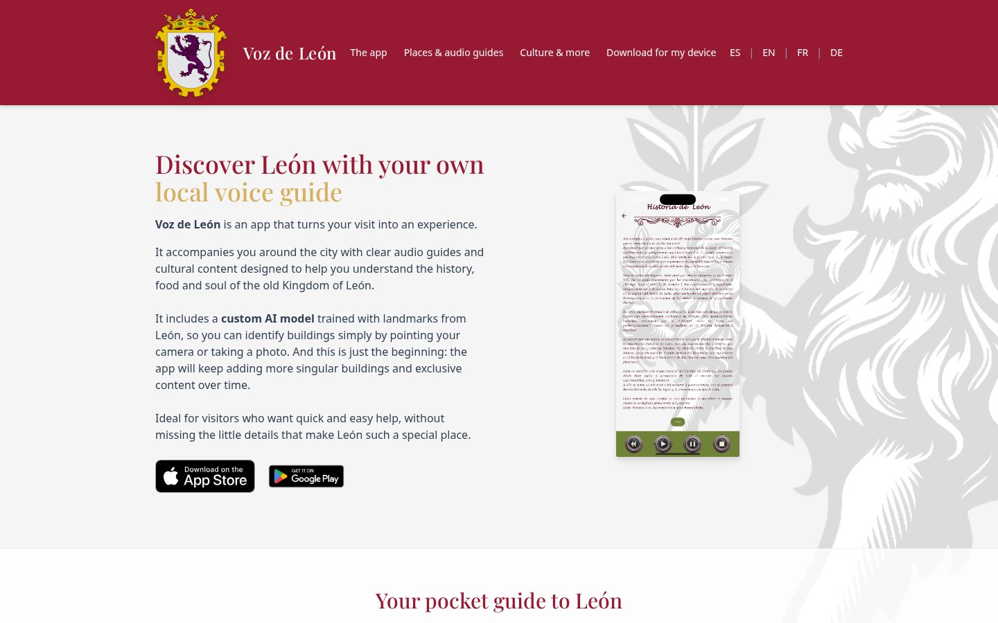 Voz de León Homepage