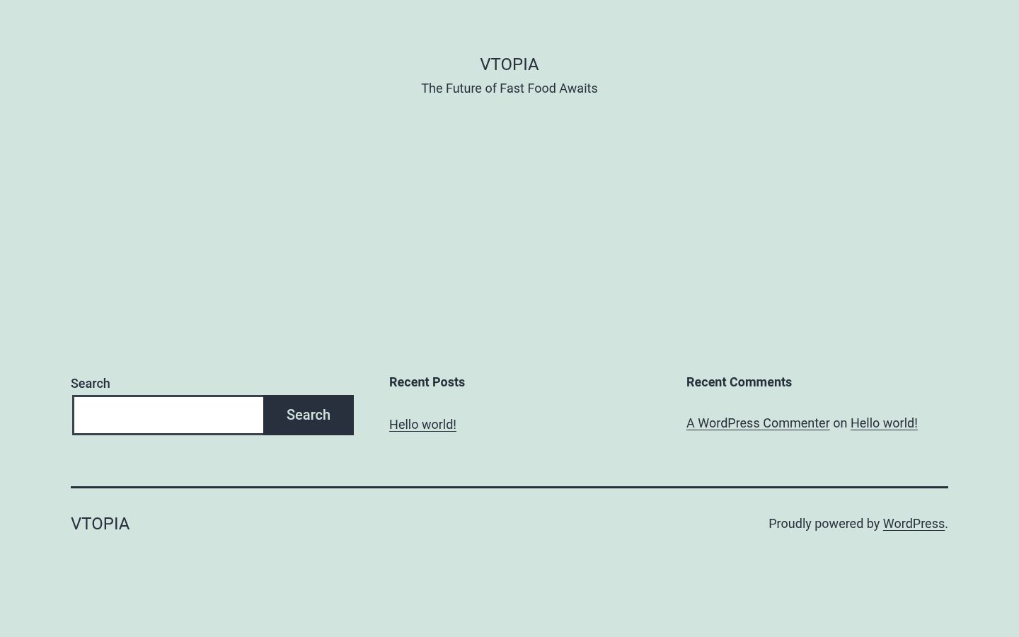Vtopia Homepage
