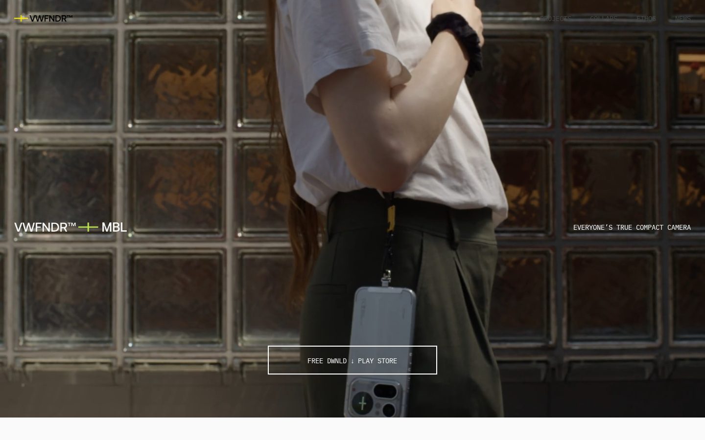 VWFNDR™ + MBL Homepage