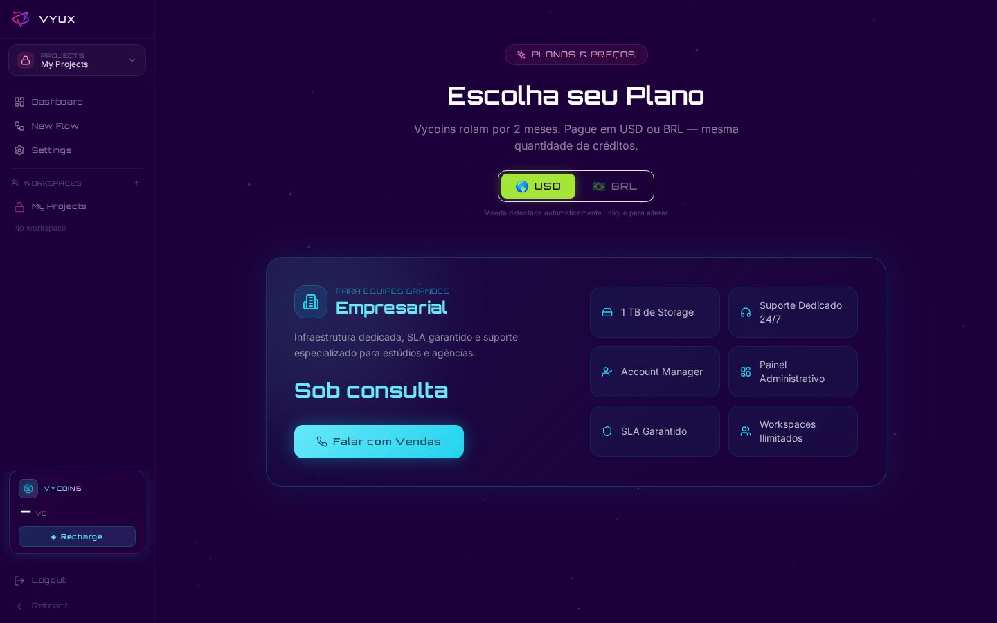 VYUX AI Pricing