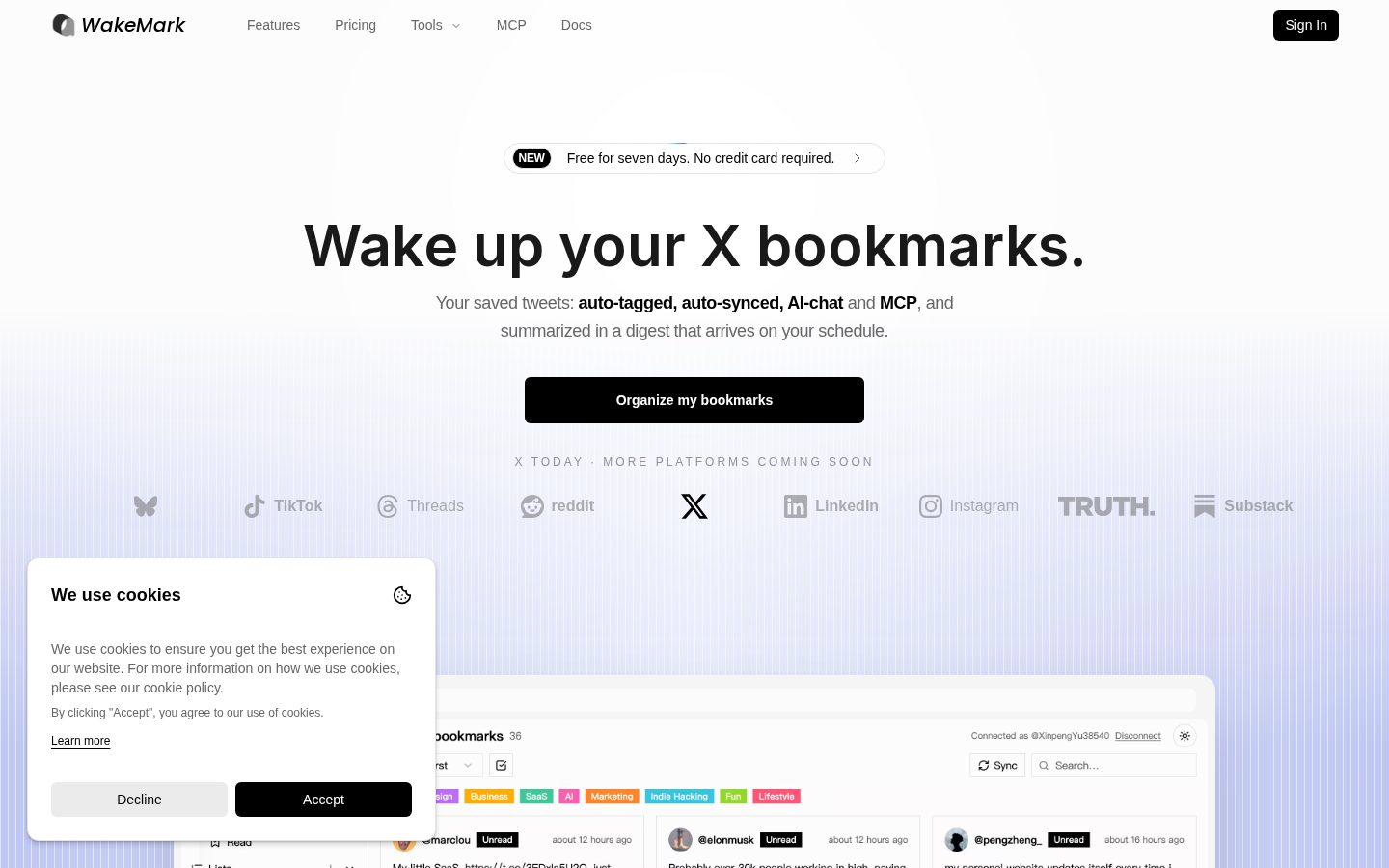 WakeMark Homepage