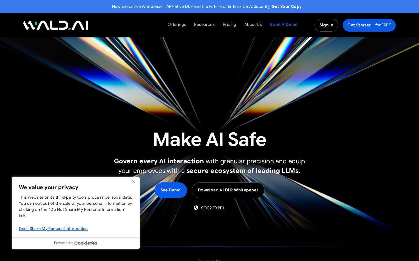 Wald Ai Homepage