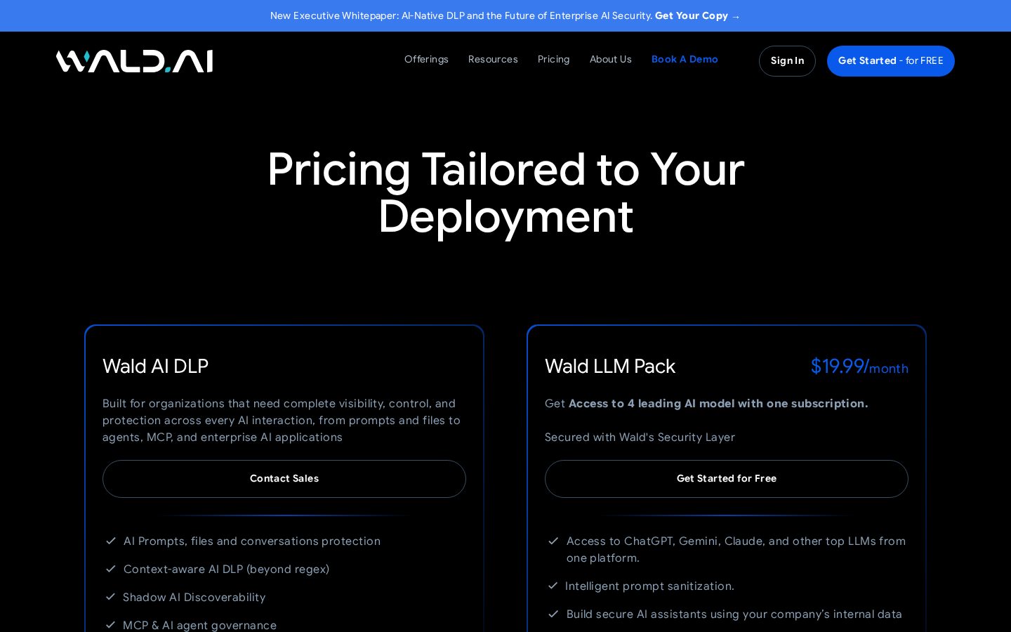 Wald Ai Pricing