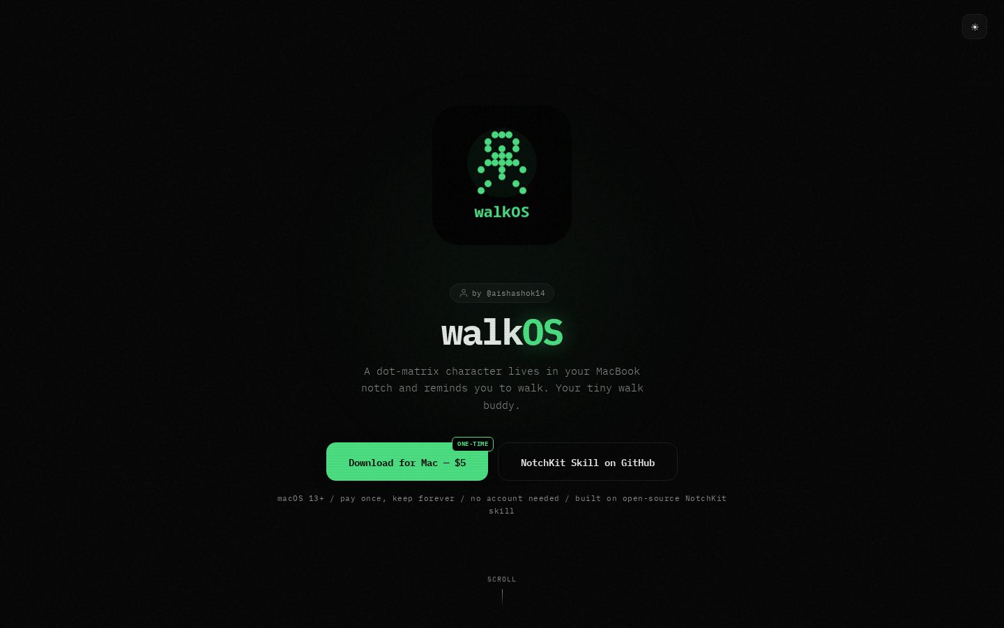 WalkOS Homepage