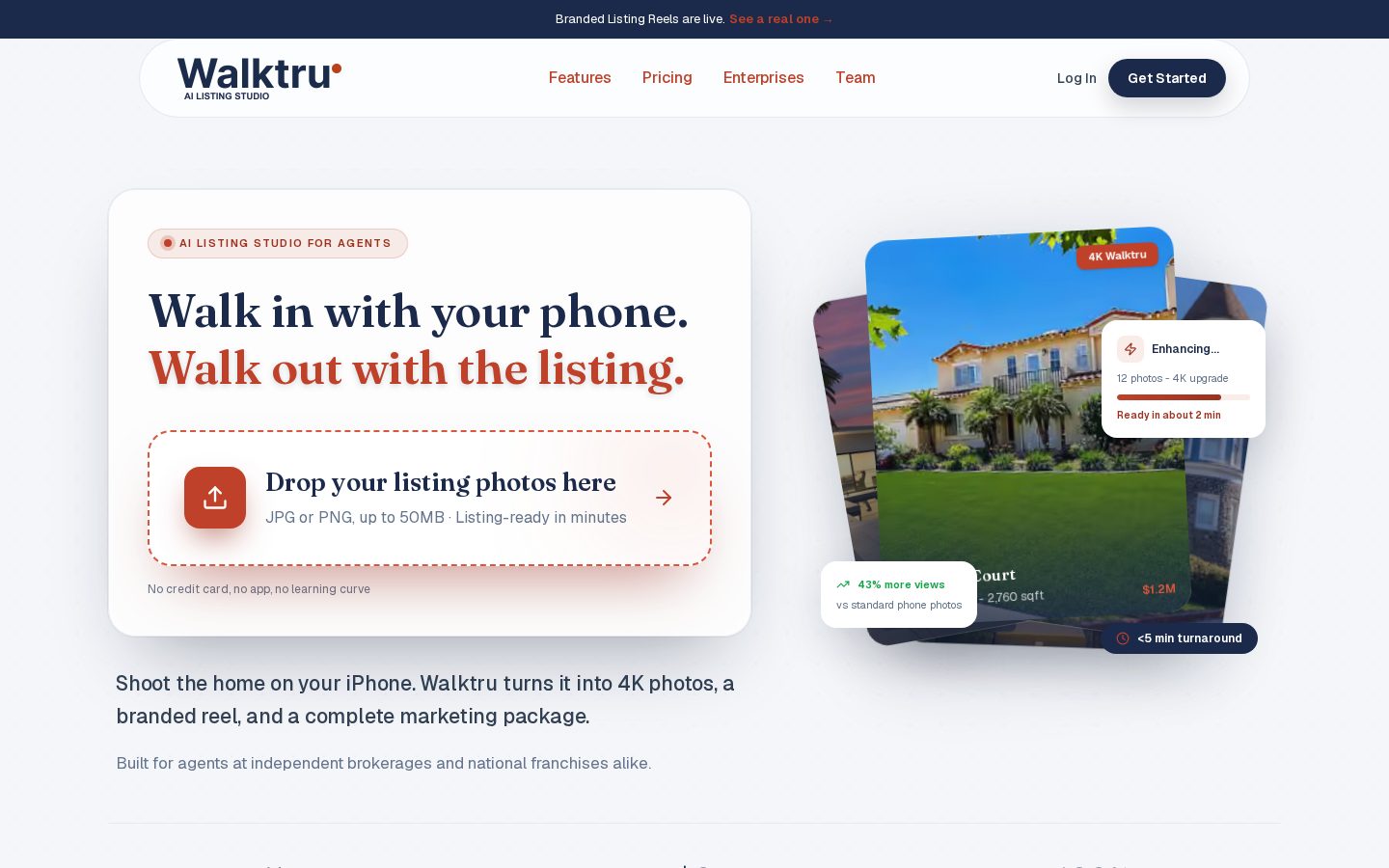 Walktru Homepage