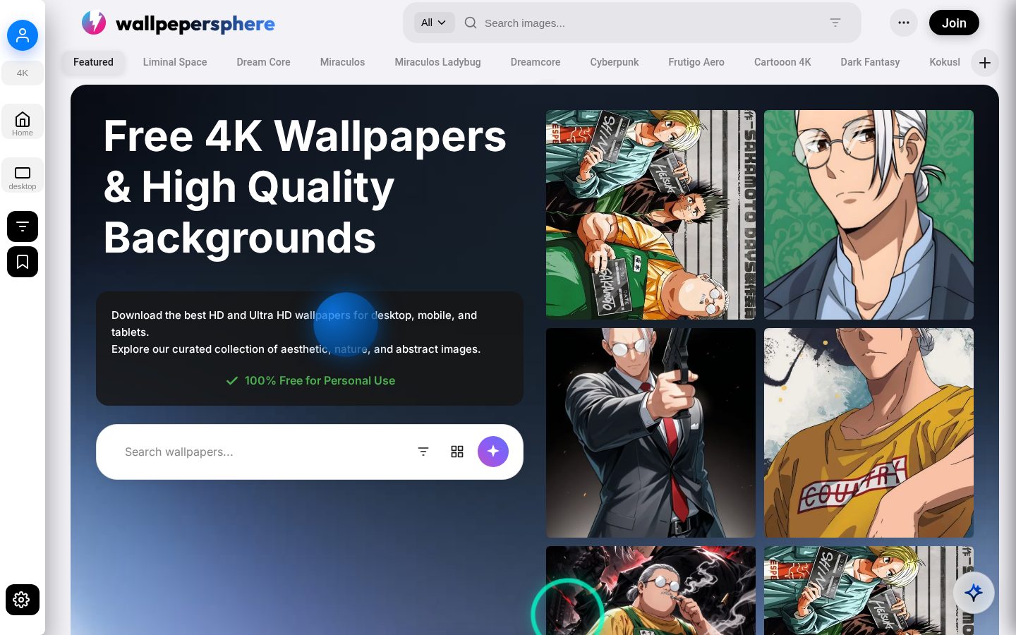 wallpepersphere Homepage