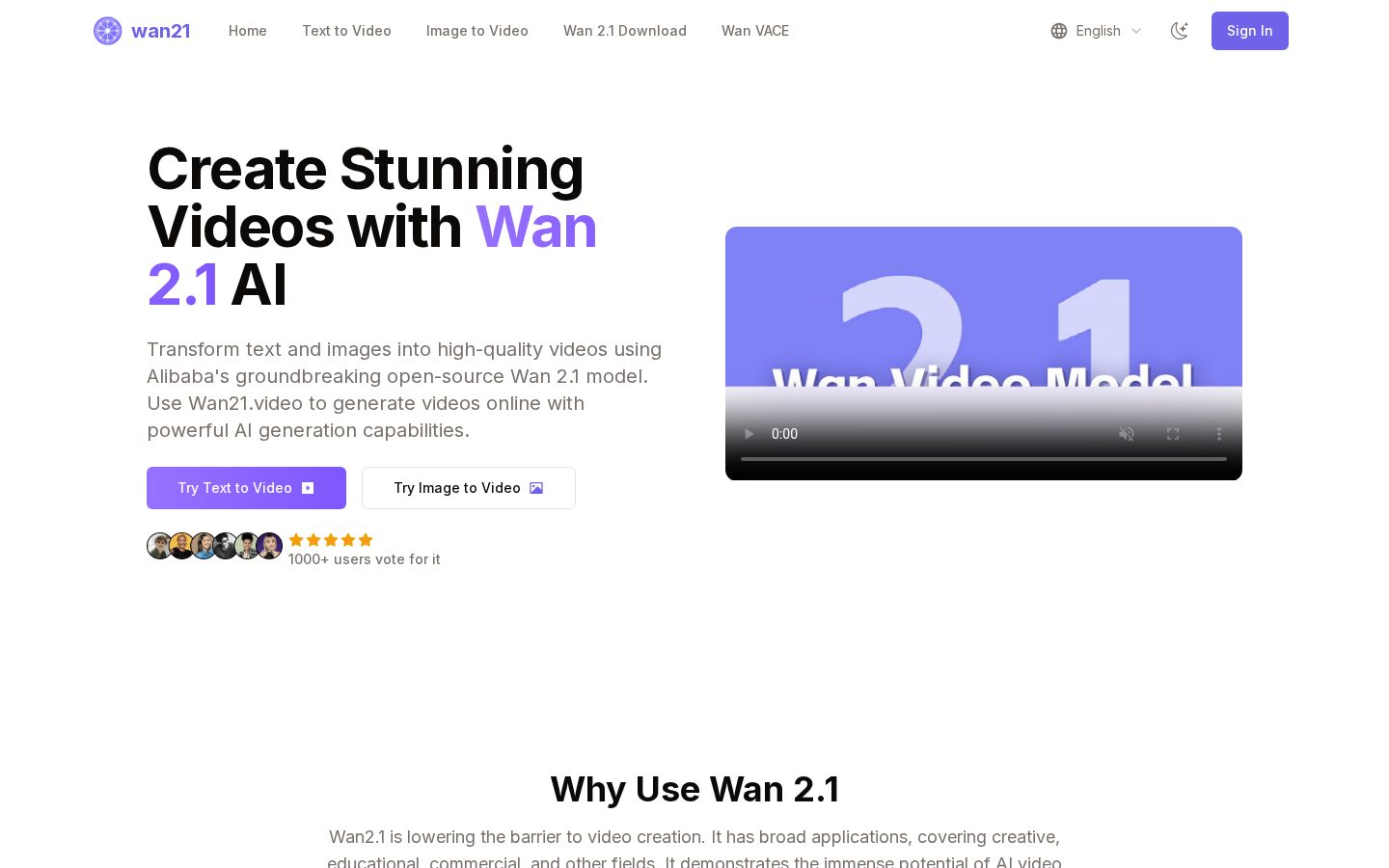 wan21 Homepage