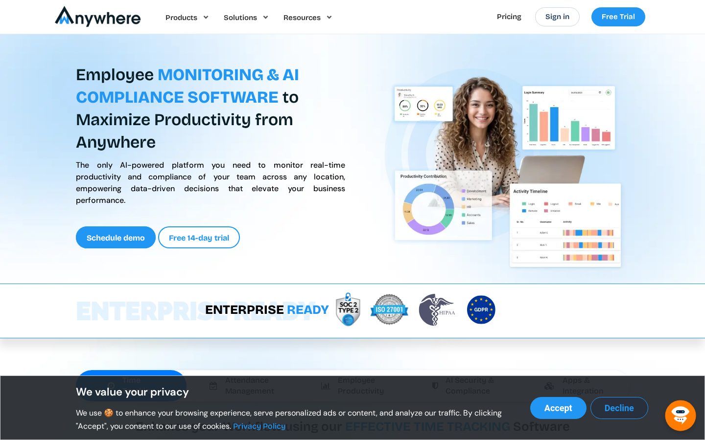 wAnywhere Homepage