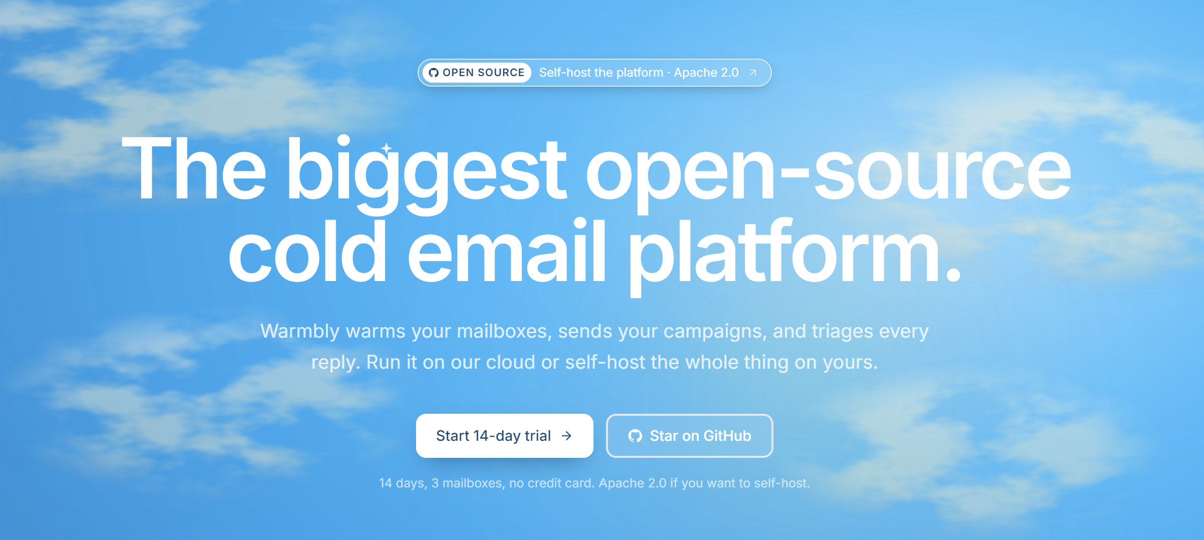Homepage screenshot