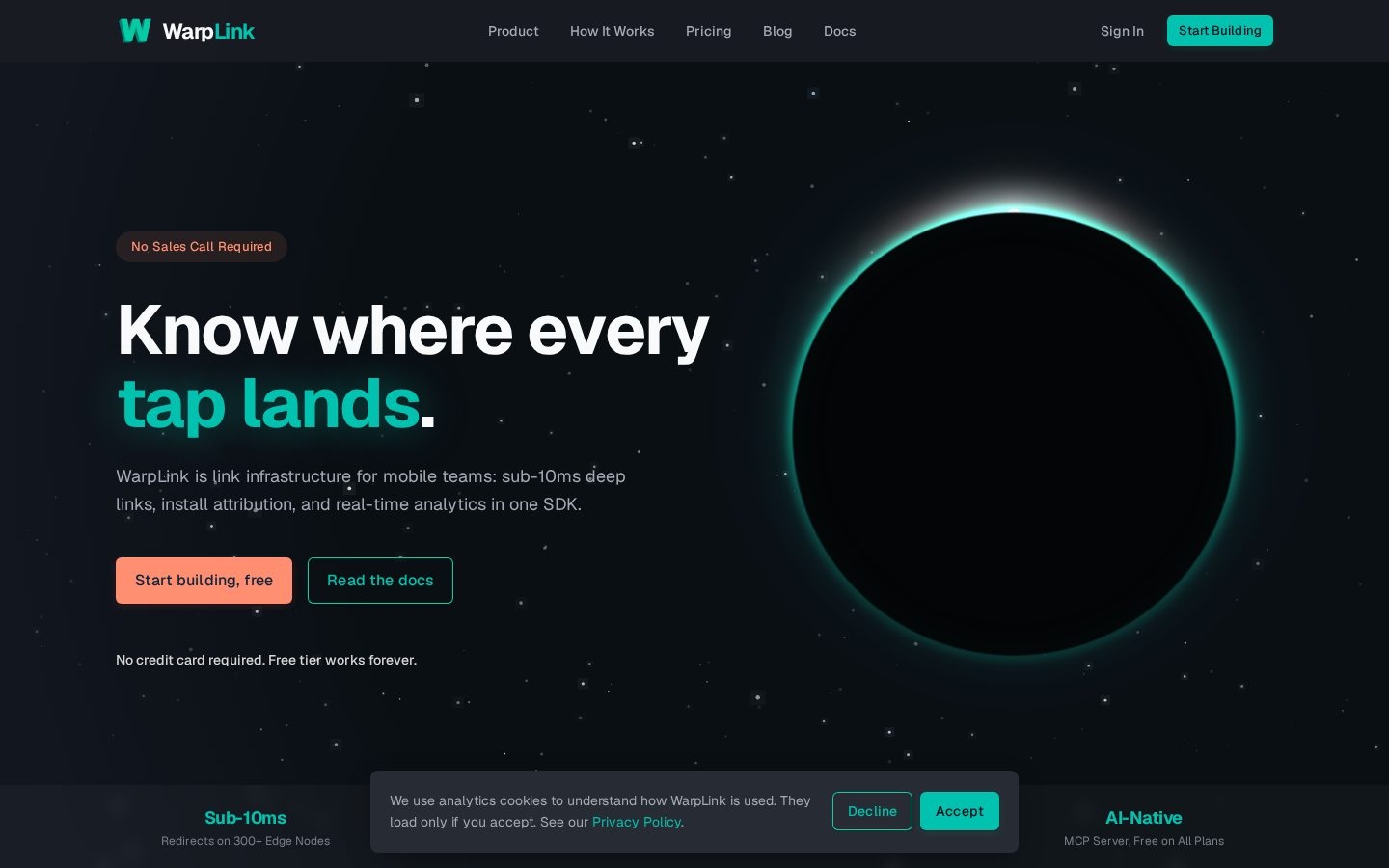 WarpLink Homepage