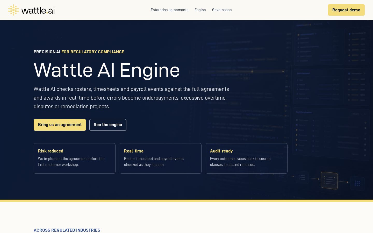 Wattle Homepage