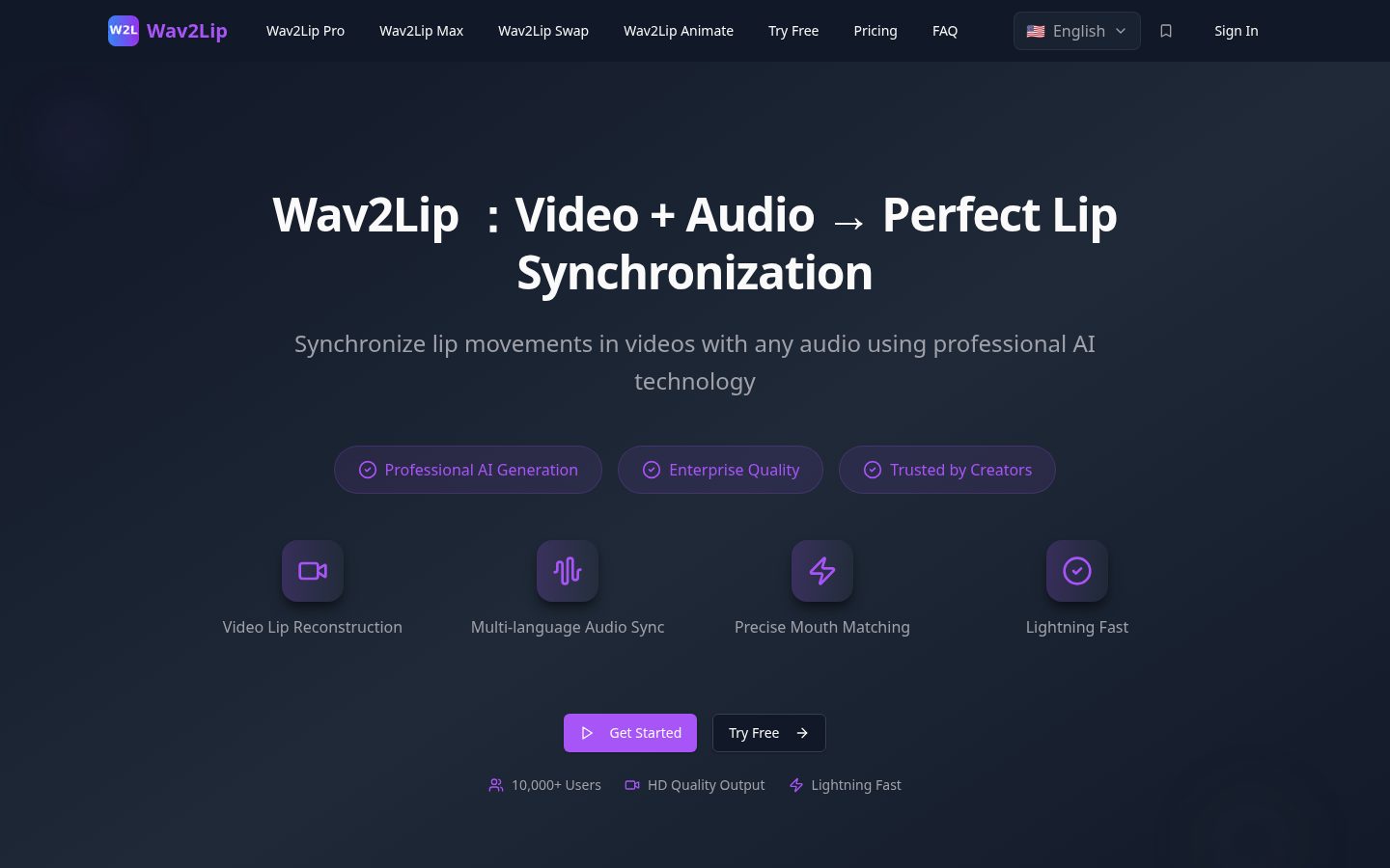 wav2lip Homepage