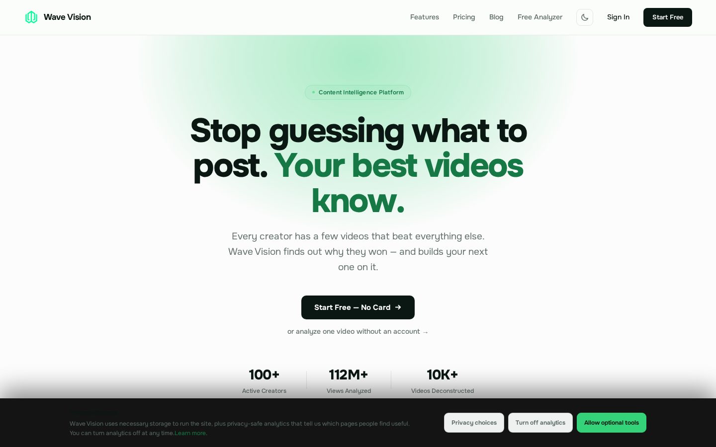 Wave Vision IO Homepage