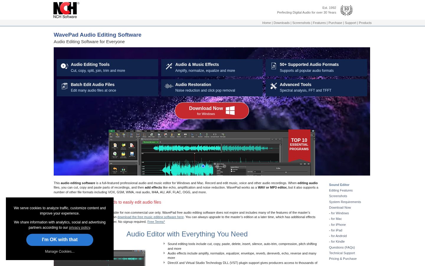 WavePad Homepage