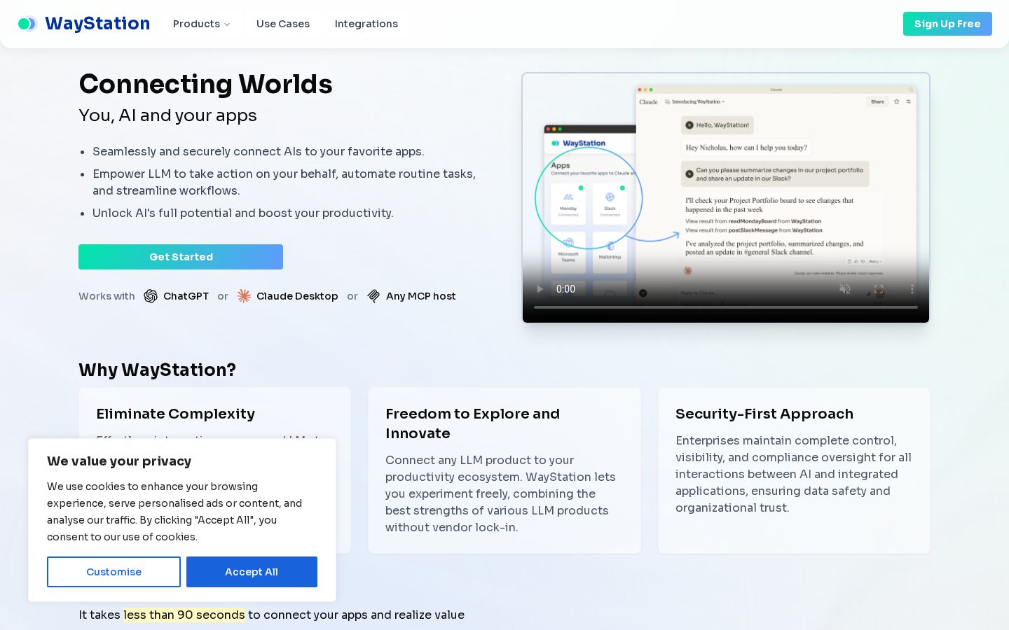 WayStation Homepage