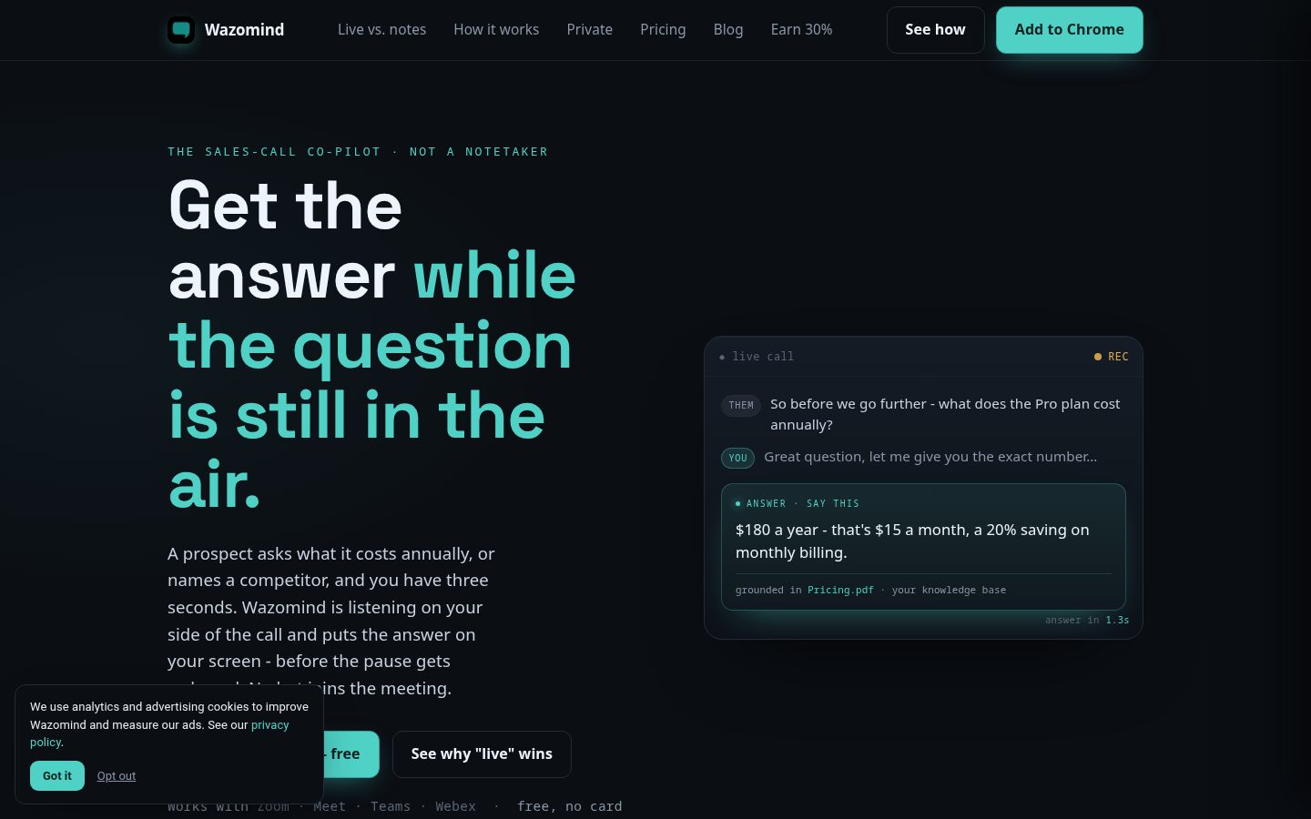 Wazomind Homepage