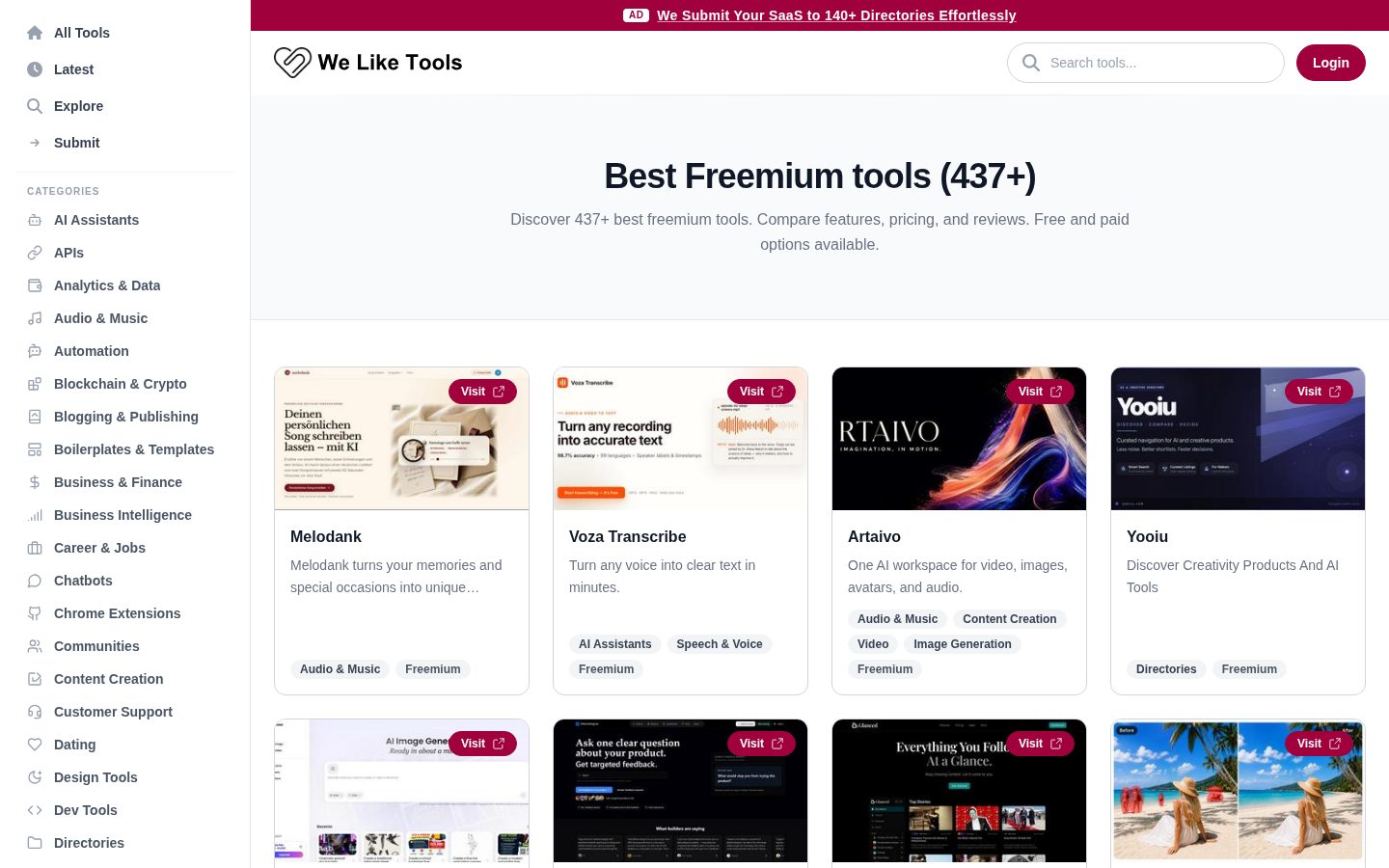 We Like Tools Pricing