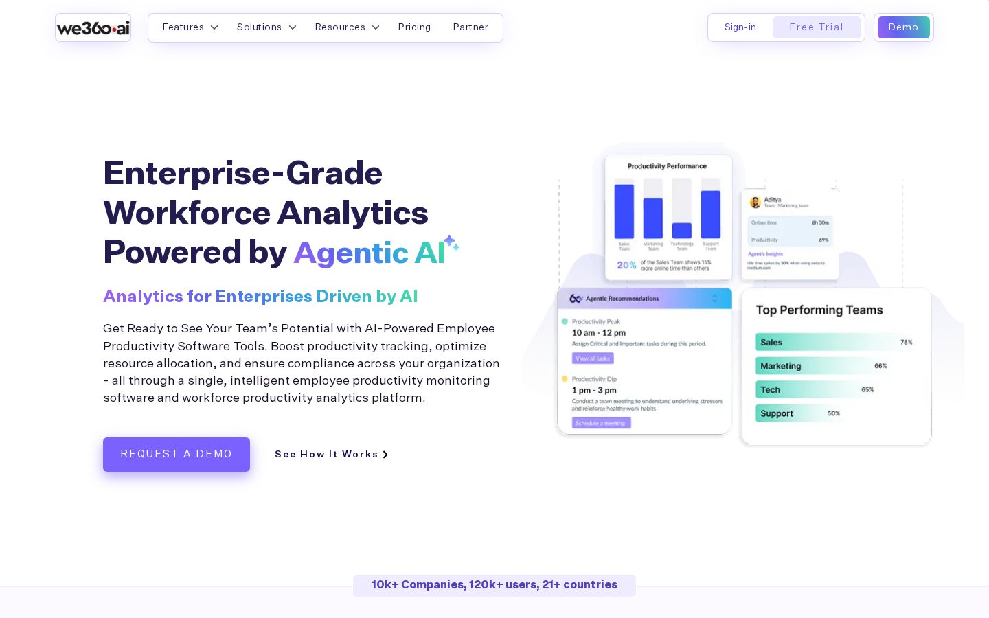 We360.ai Homepage
