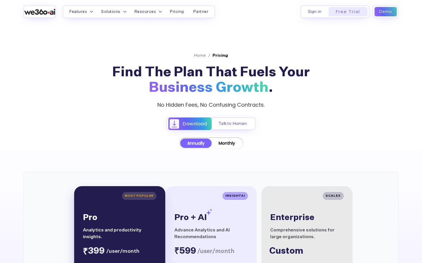 We360.ai Pricing