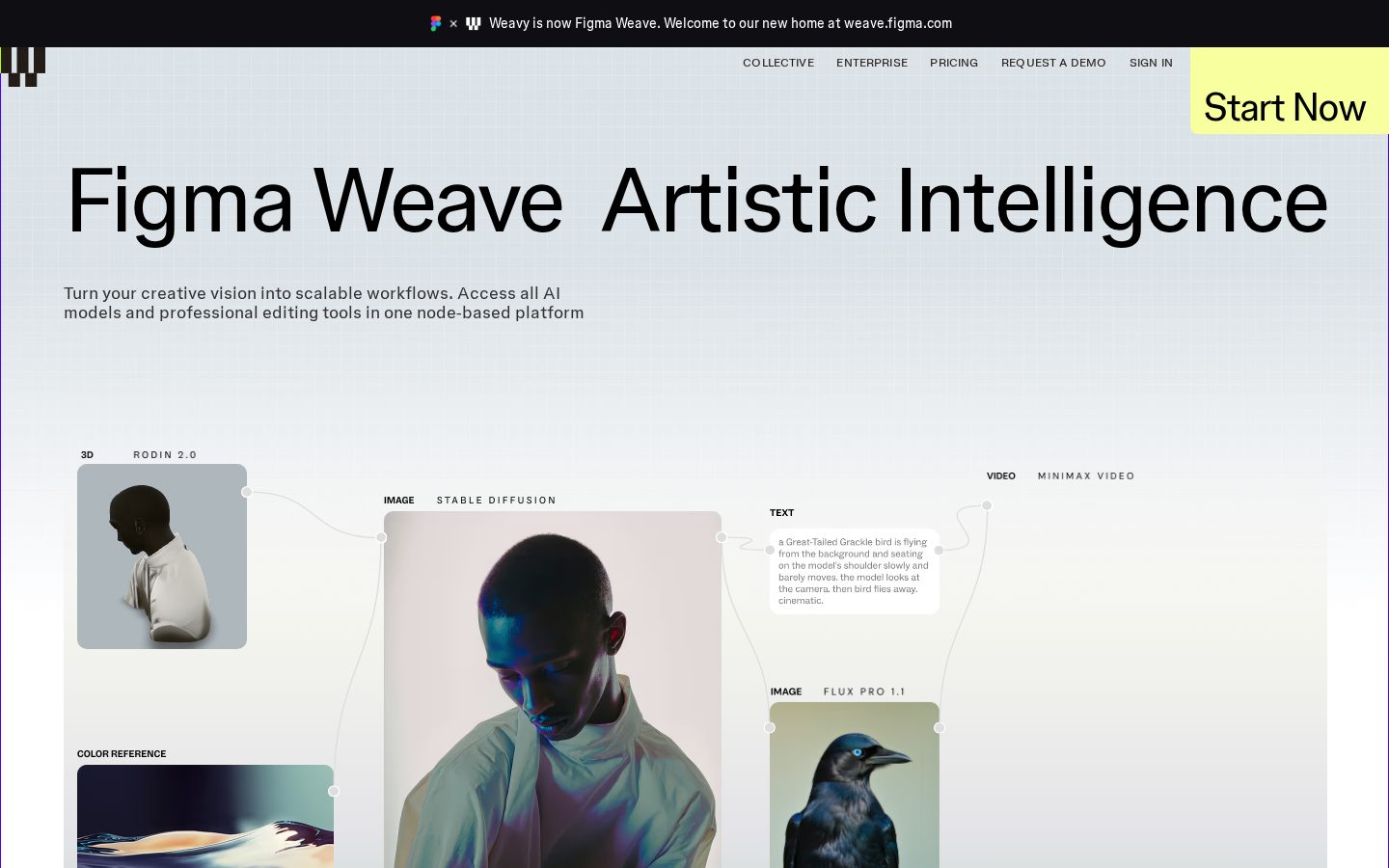 Weavy Homepage