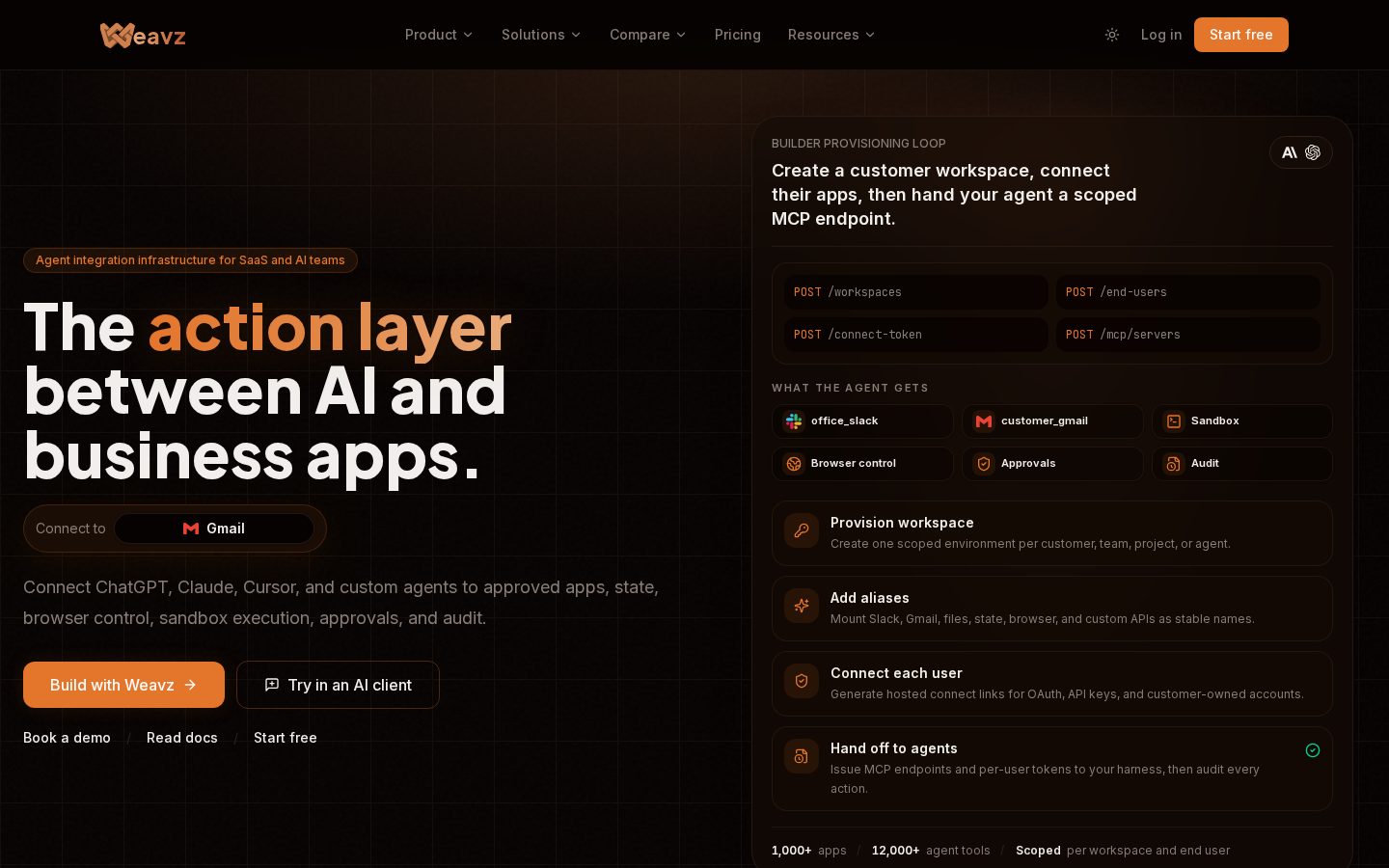 Weavz Homepage