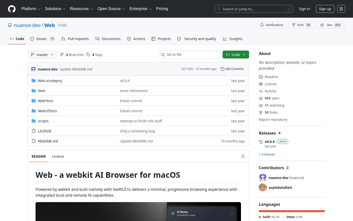 Web Homepage