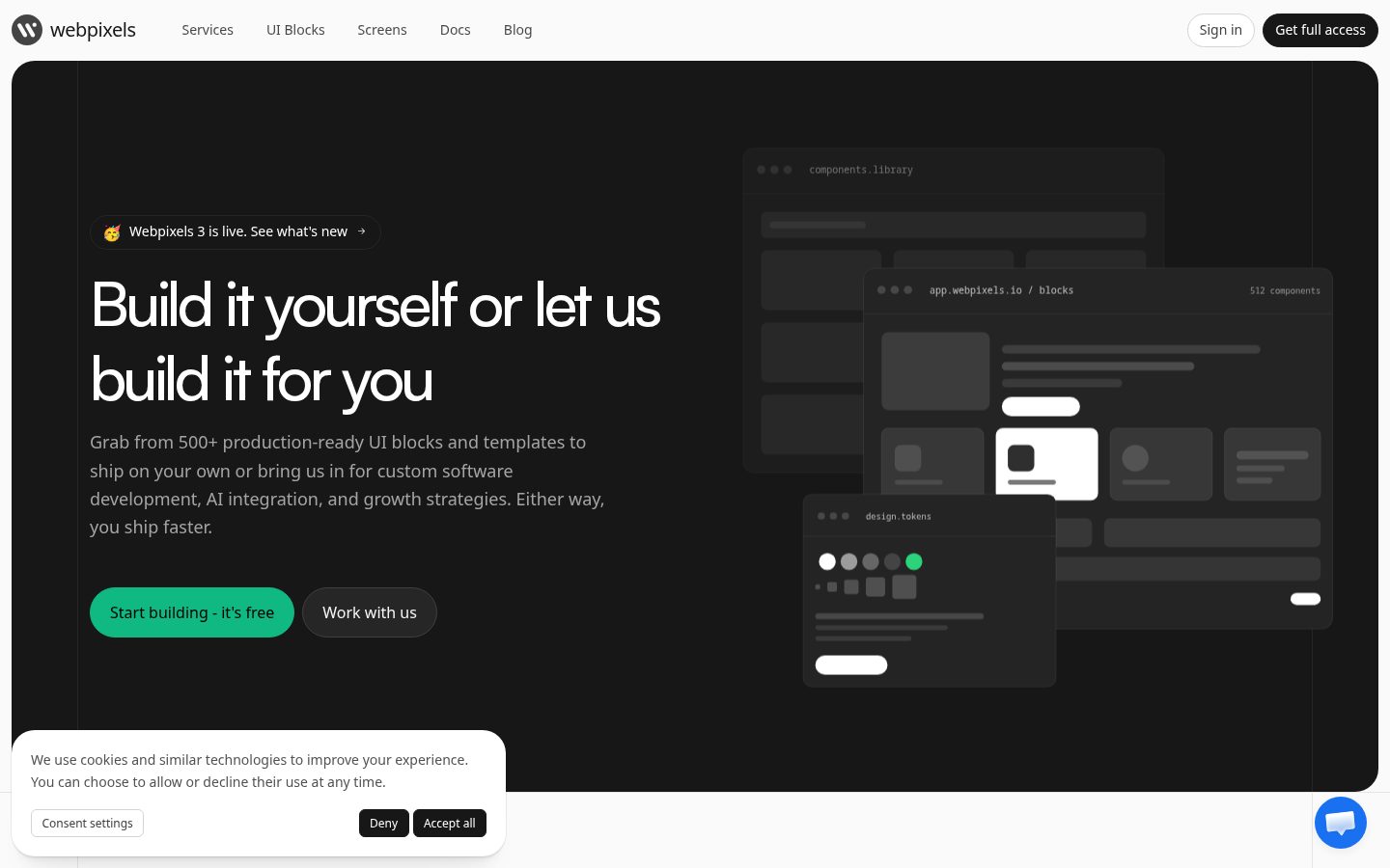 Webpixels Homepage