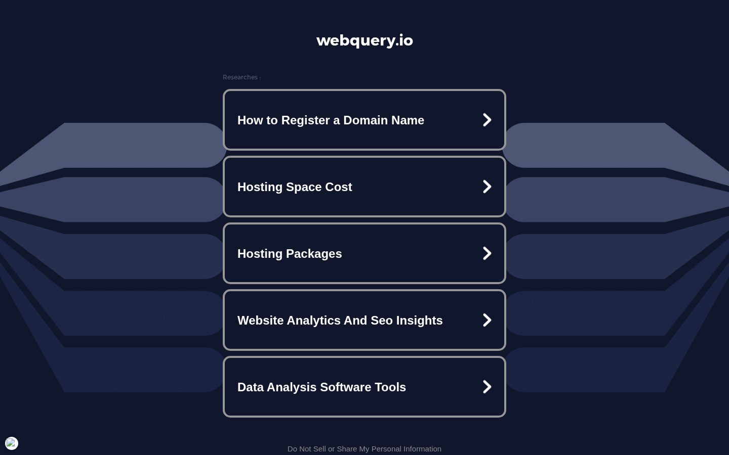 WebQuery Homepage