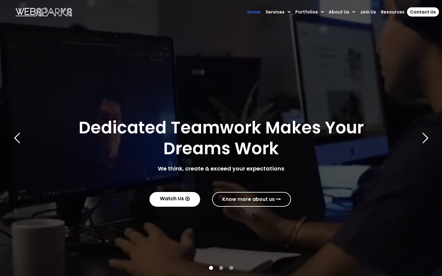 WebSparks Homepage