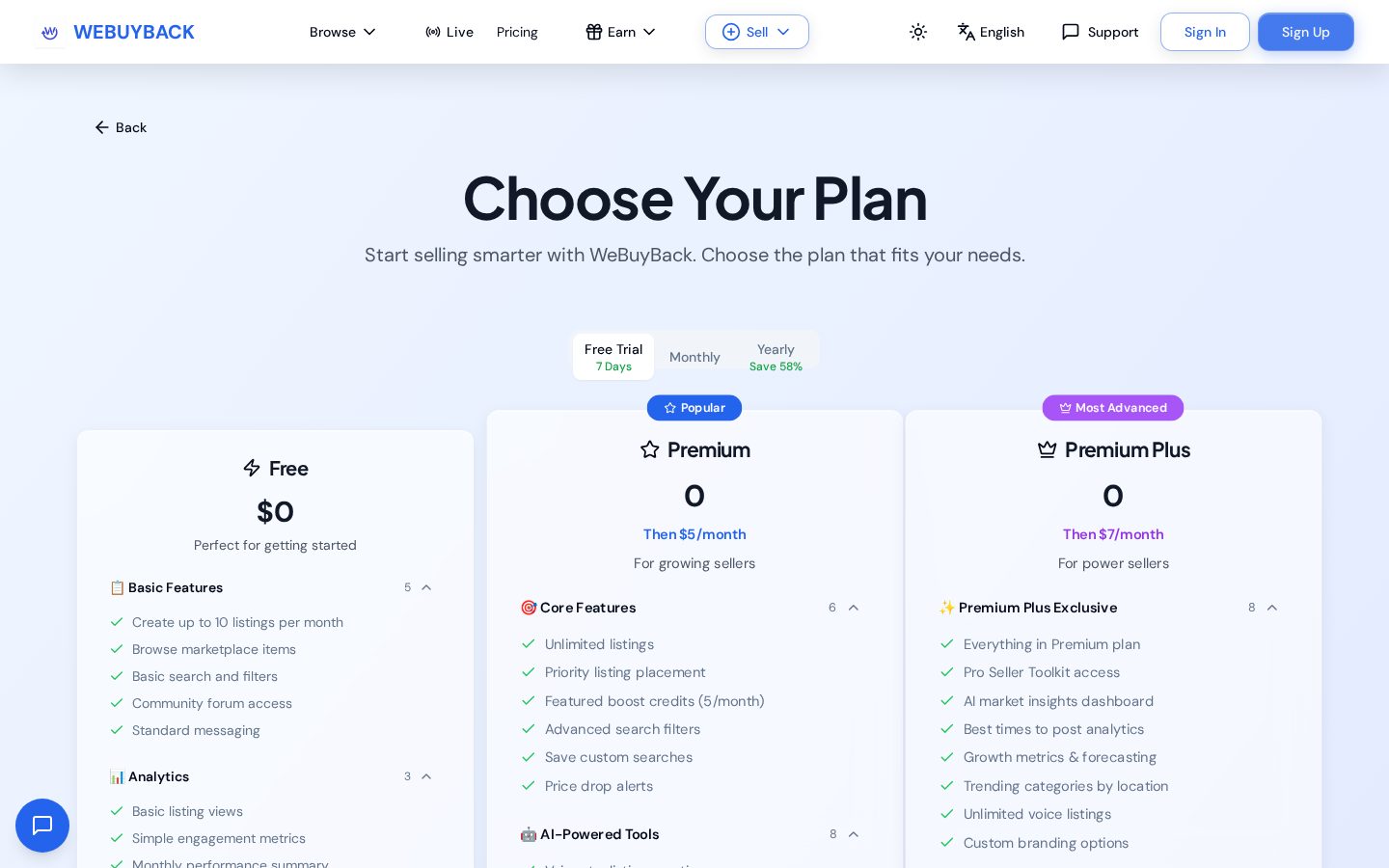 WeBuyBack Pricing