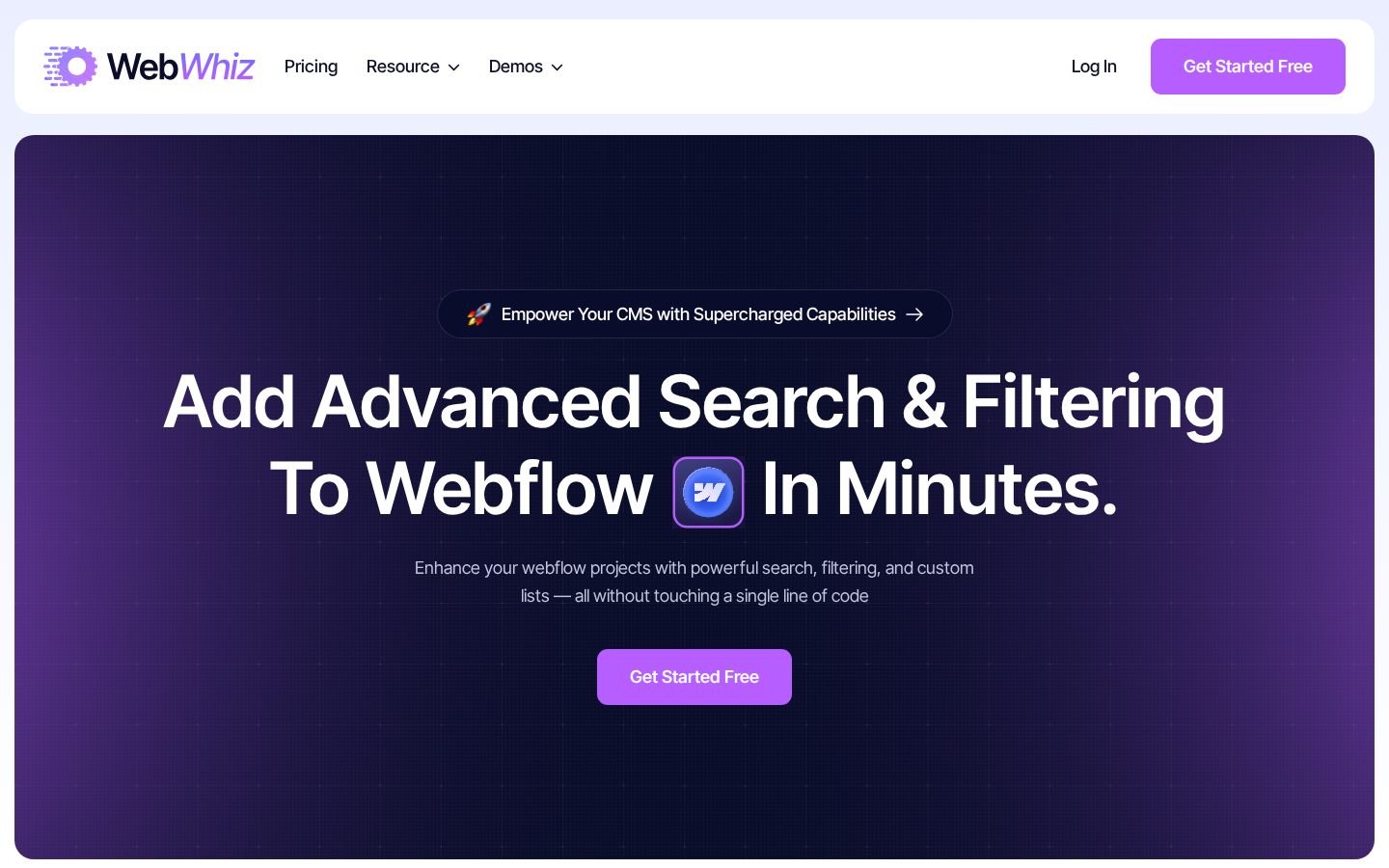 WebWhiz Homepage