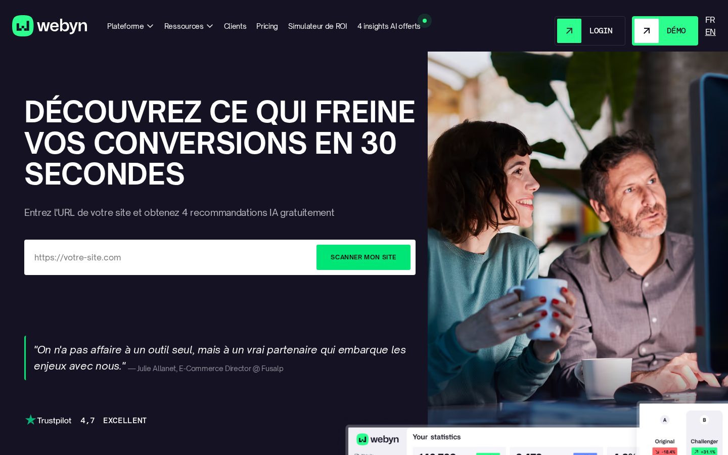 Webyn Homepage