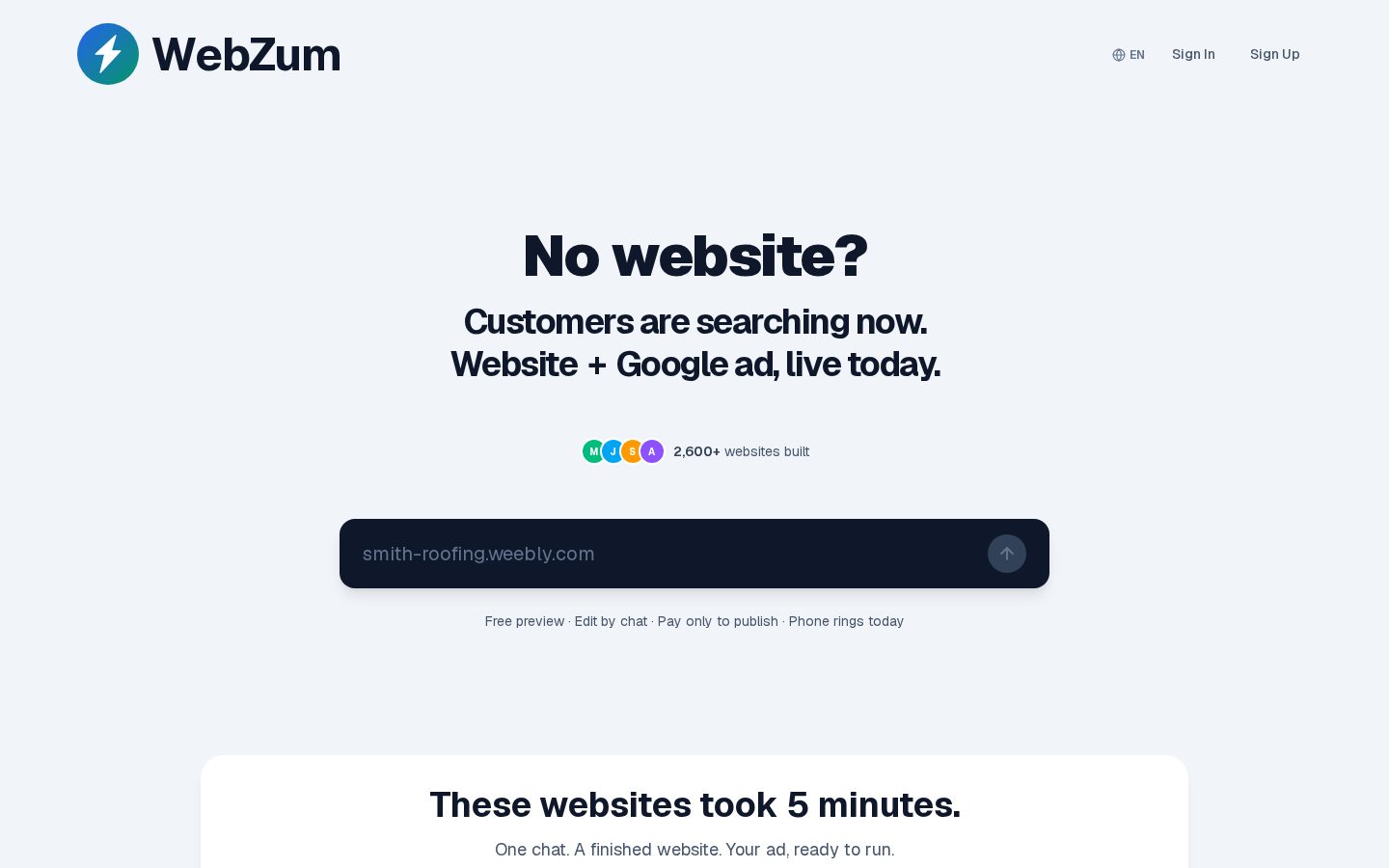 WebZum Homepage