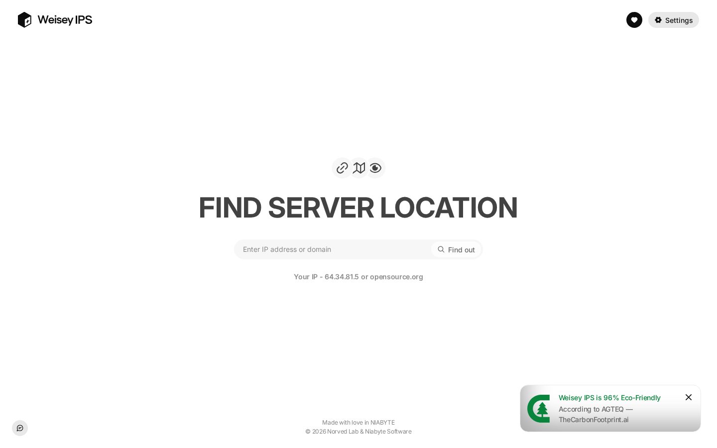 Weisey IPS Homepage