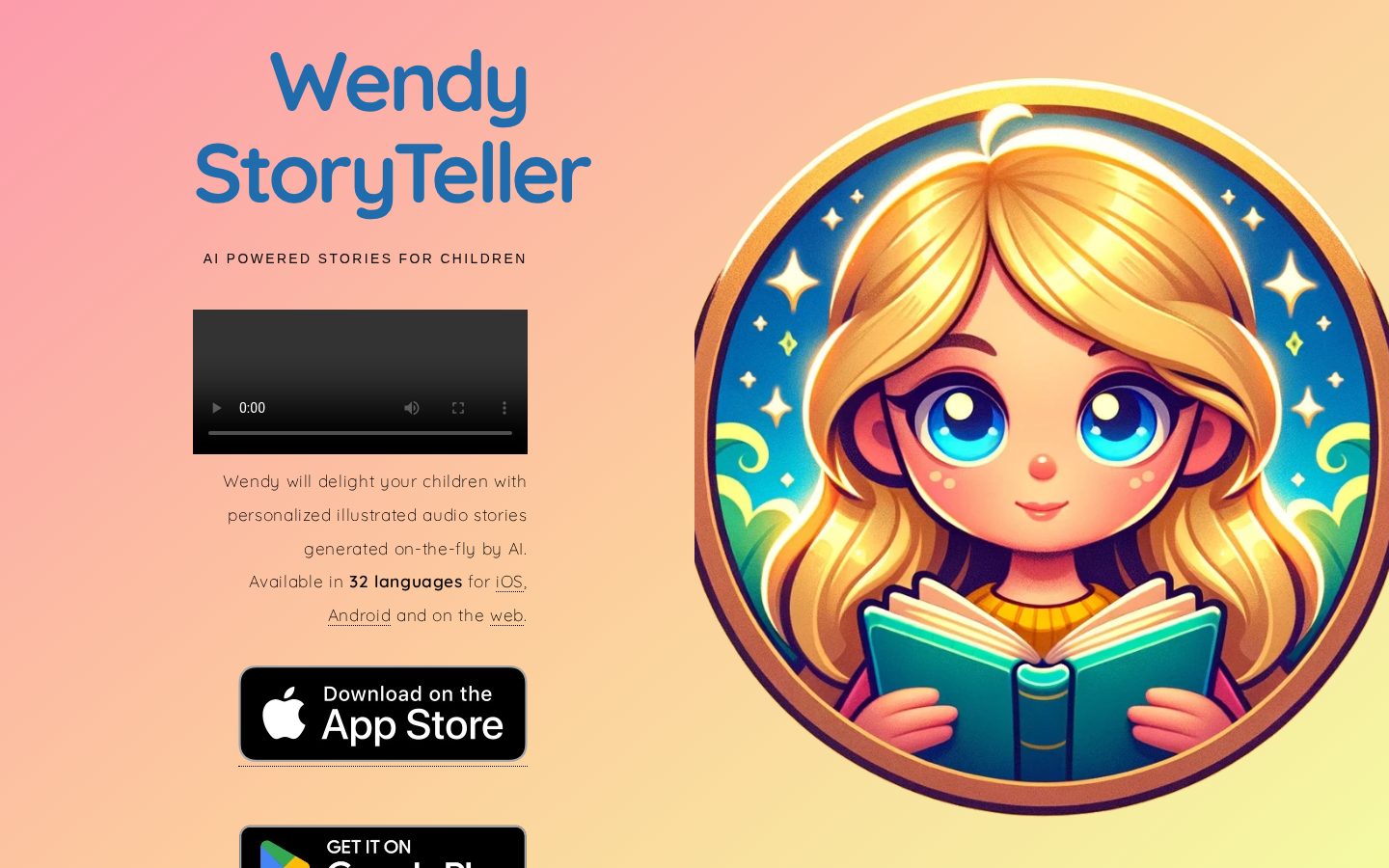 Wendy StoryTeller Homepage