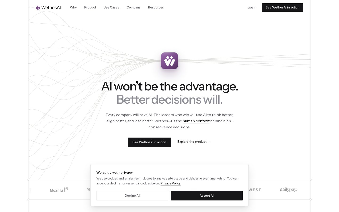 Wethos Homepage