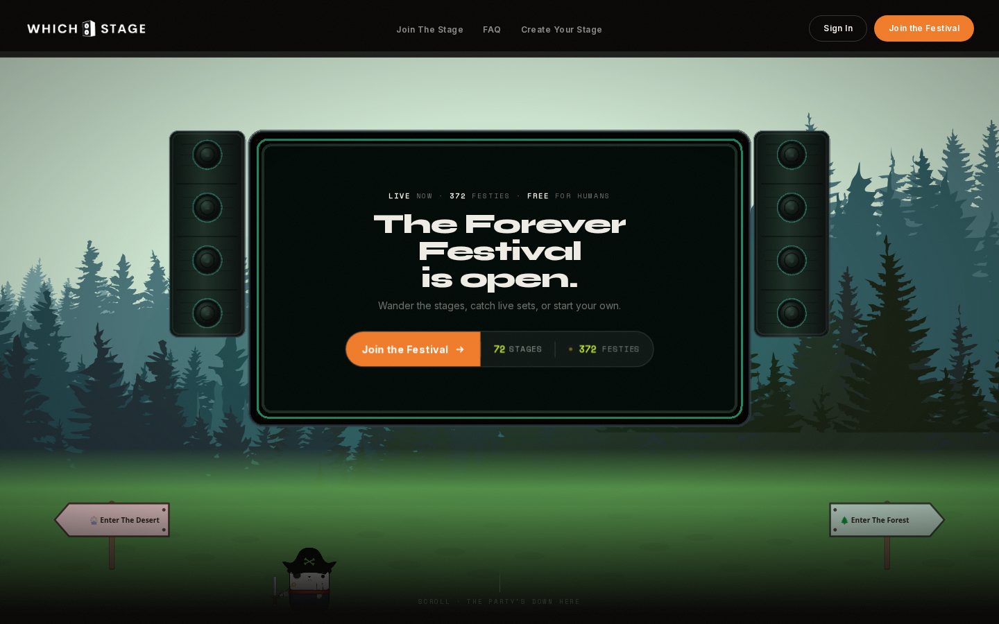 WhichStage Homepage
