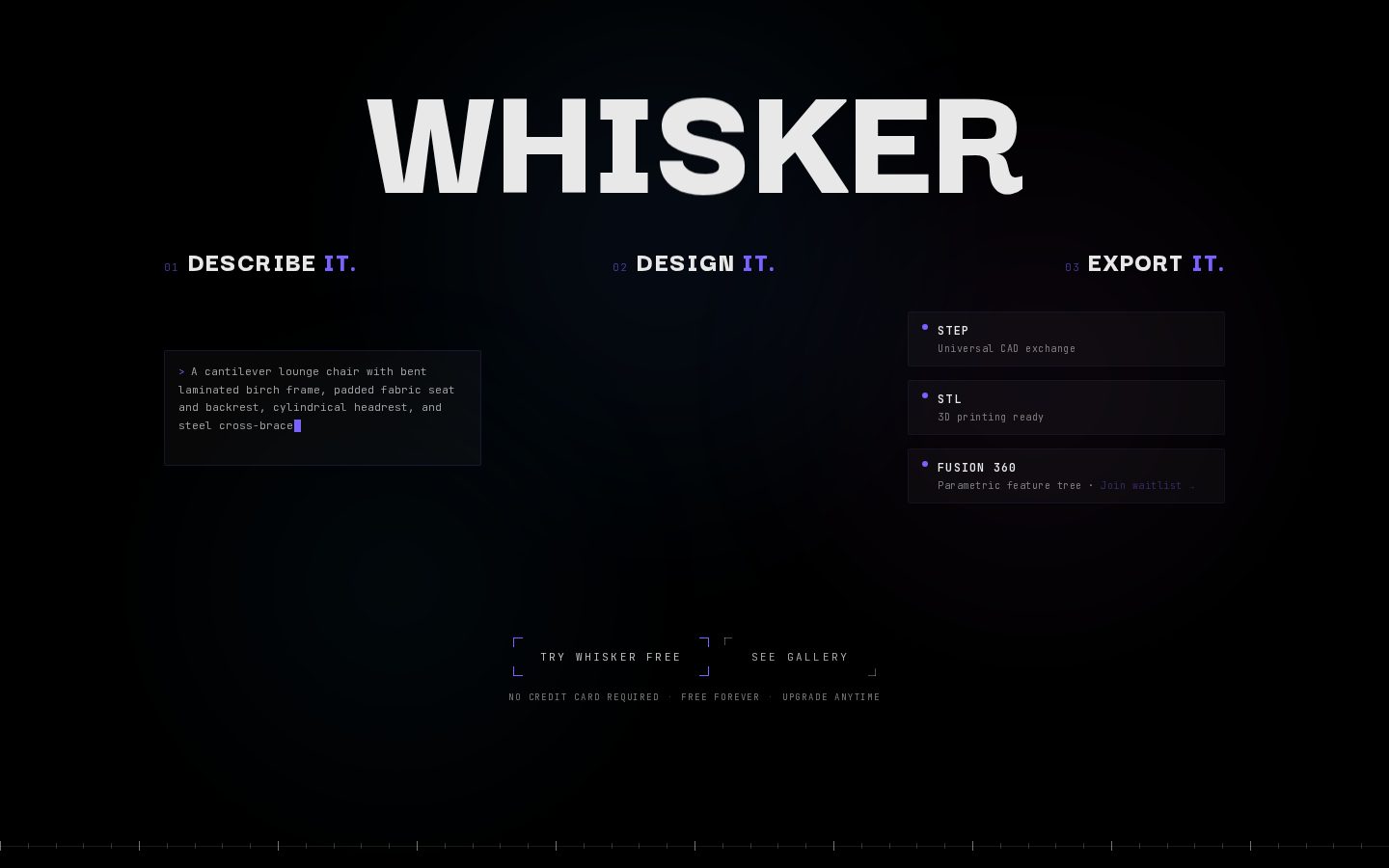 Whisker Homepage