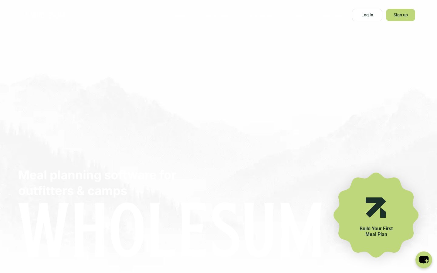 Wholesum Homepage