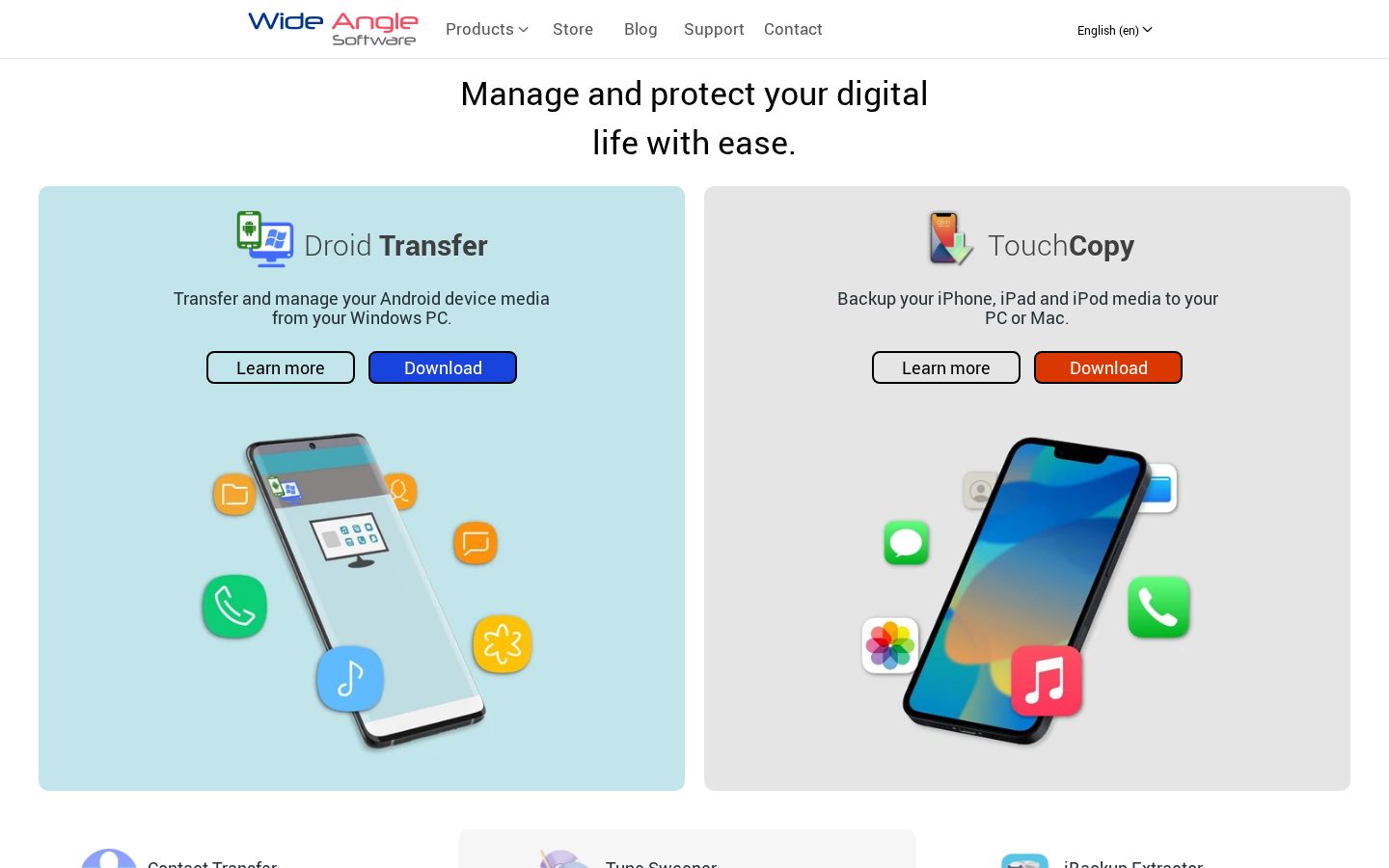 WideAngle Software Homepage