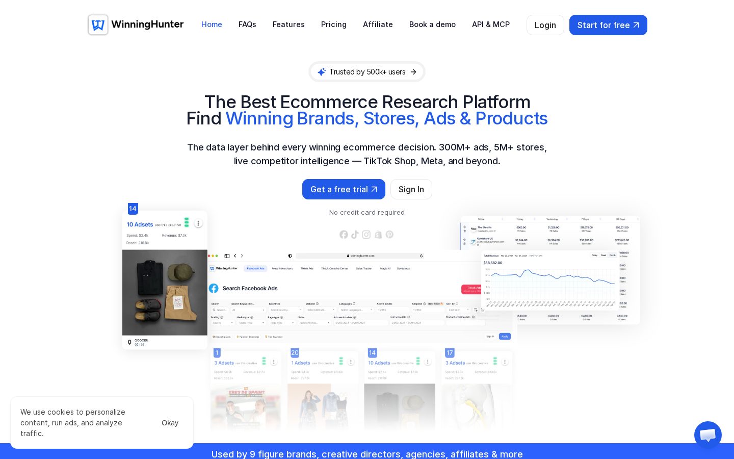 Winning Hunter Homepage