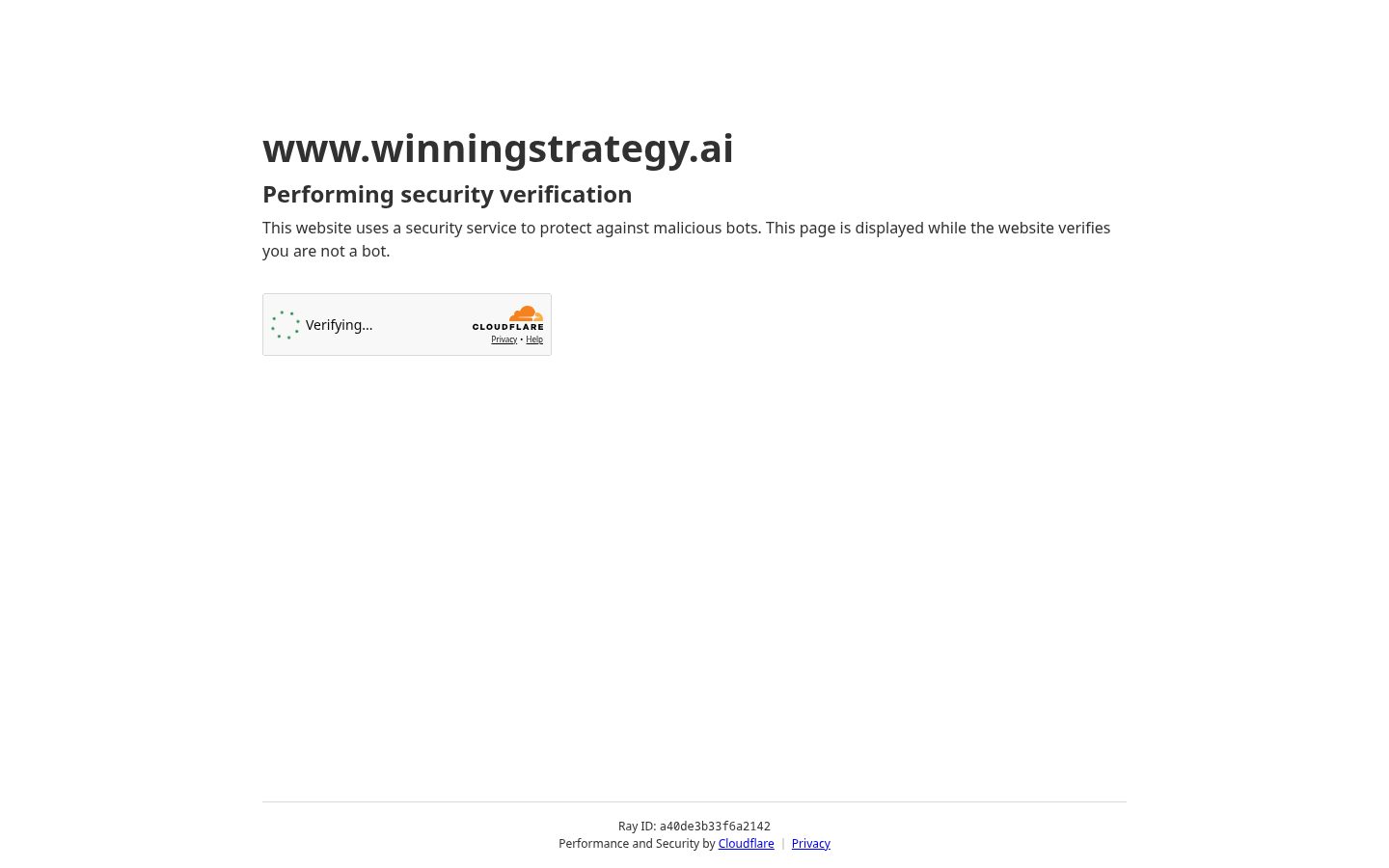 WinningStrategy.ai Pricing