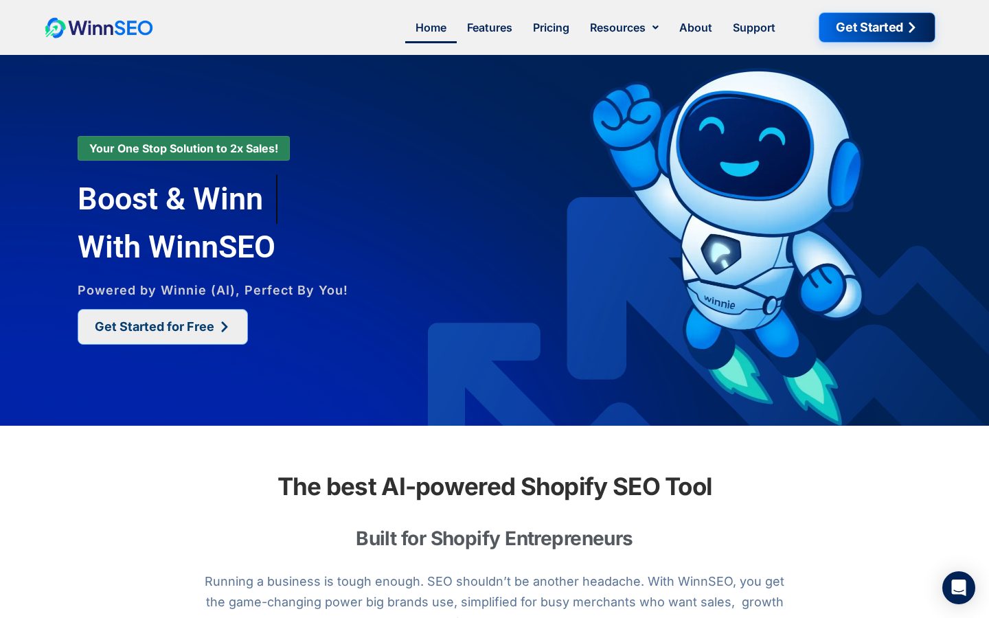 WinnSEO Homepage