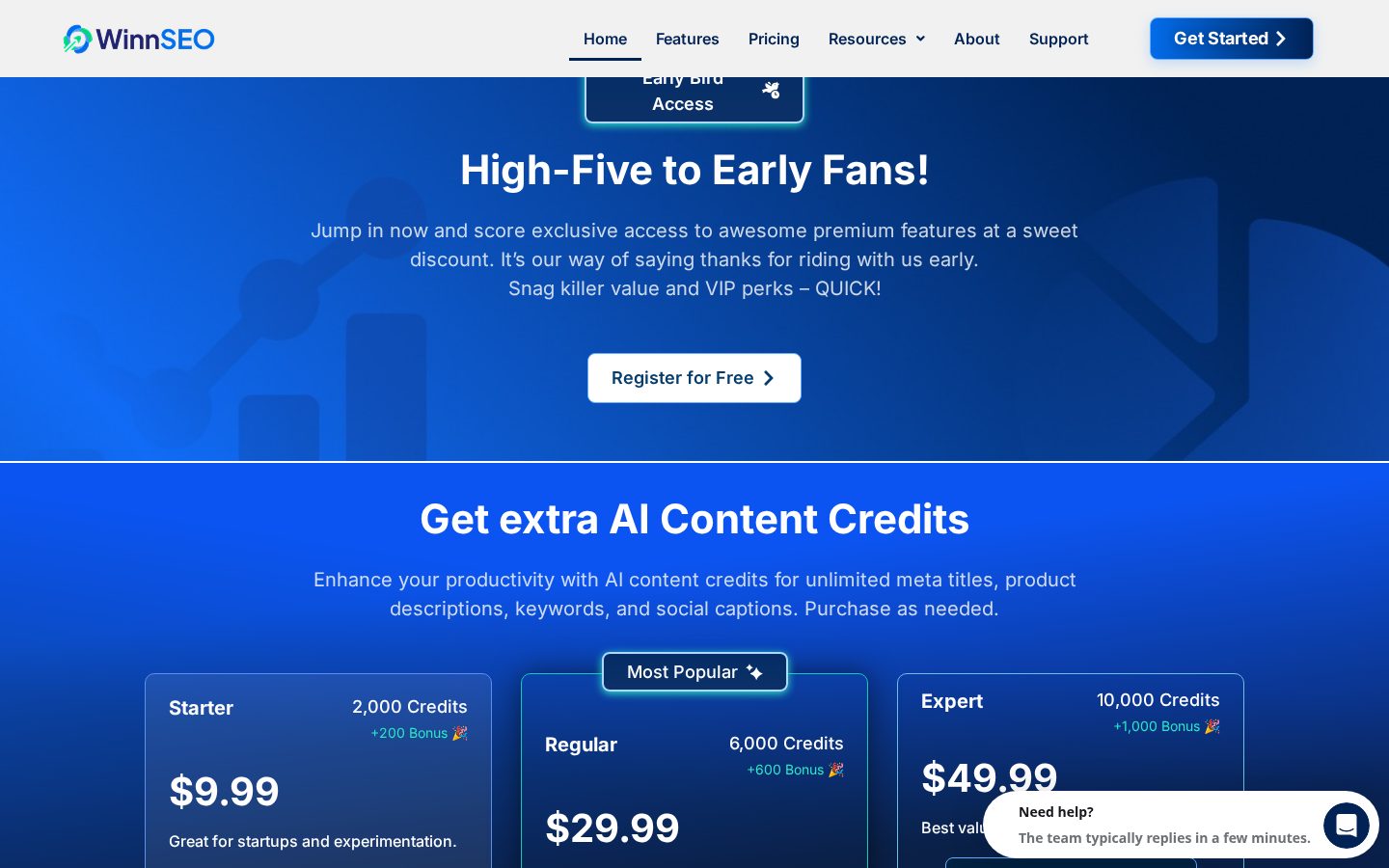 WinnSEO Pricing
