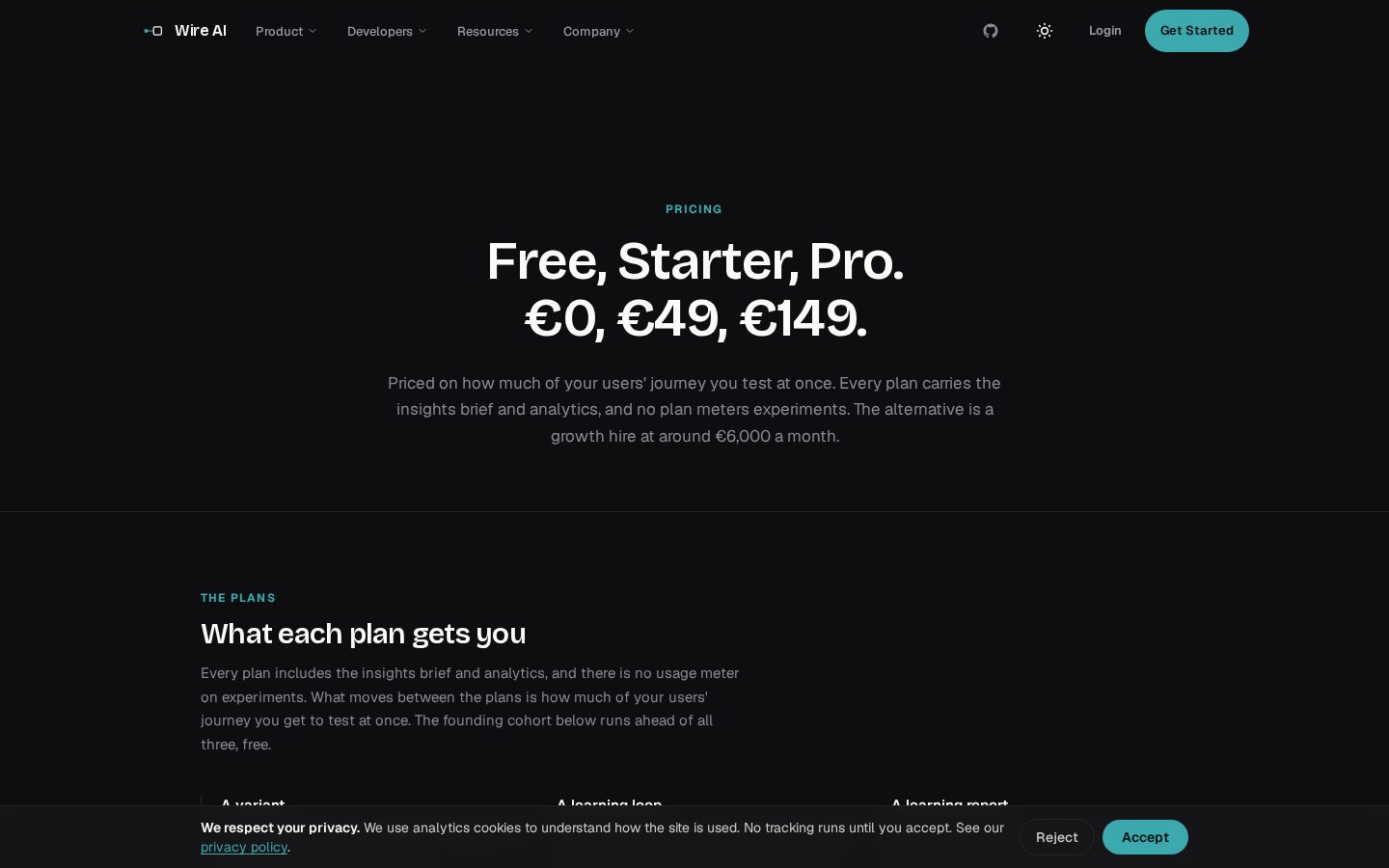Wire AI Pricing