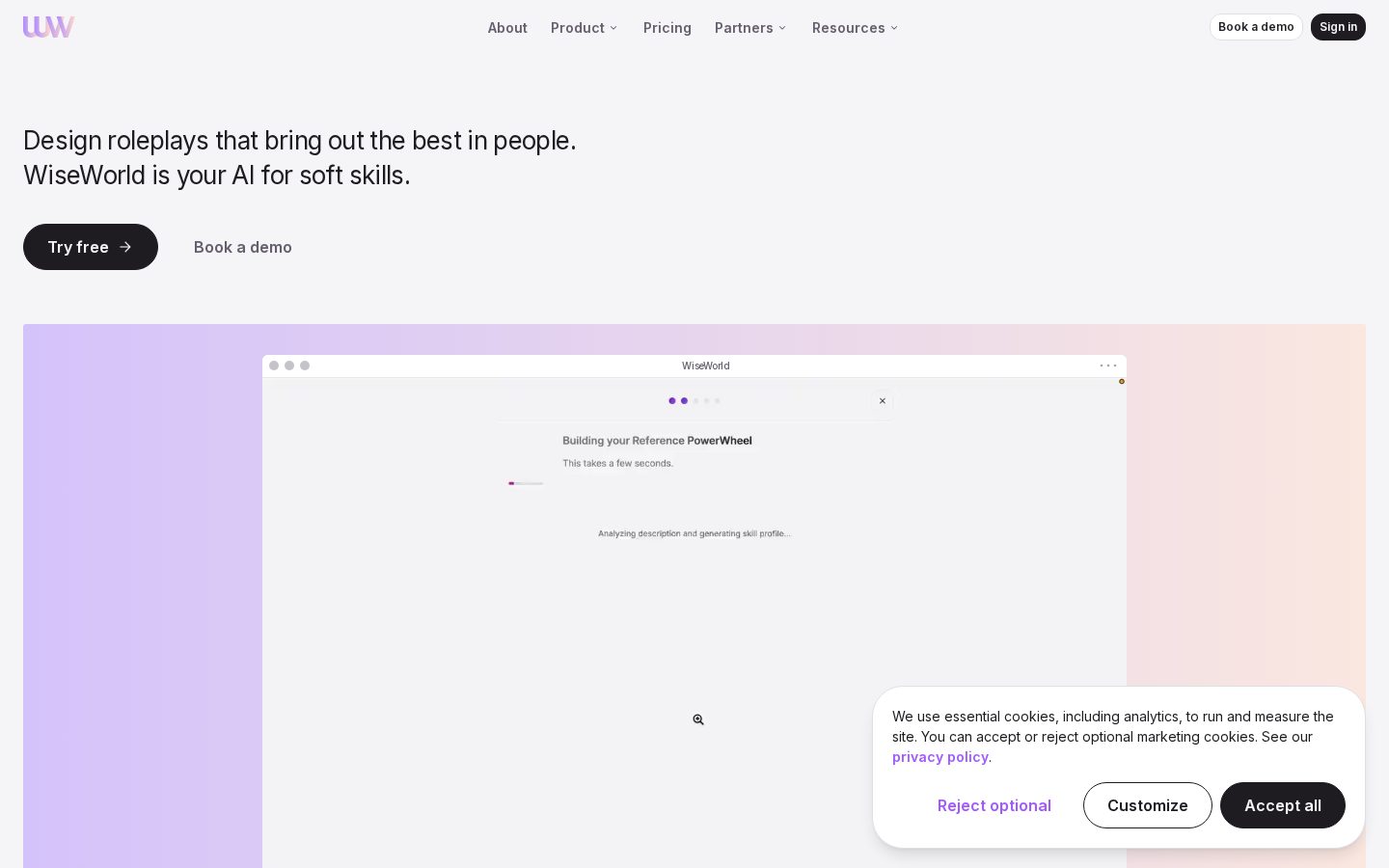WiseWorld Homepage