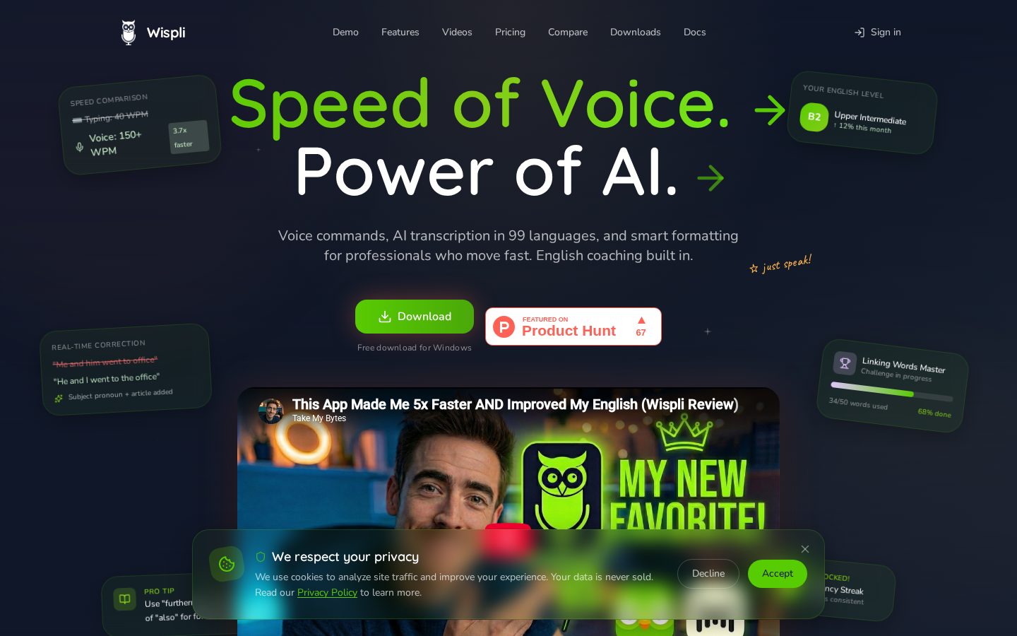 Wispli Homepage